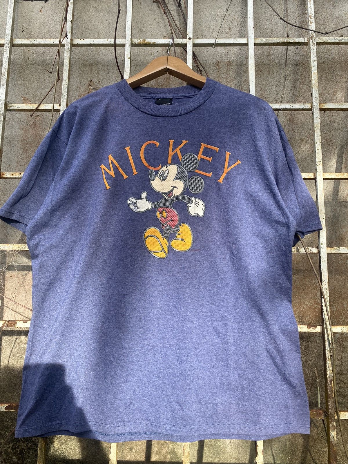 Disney × Mickey Mouse Vintage 90s Mickey Big Face Size US XL / EU 56 / 4 - 2 Thumbnail
