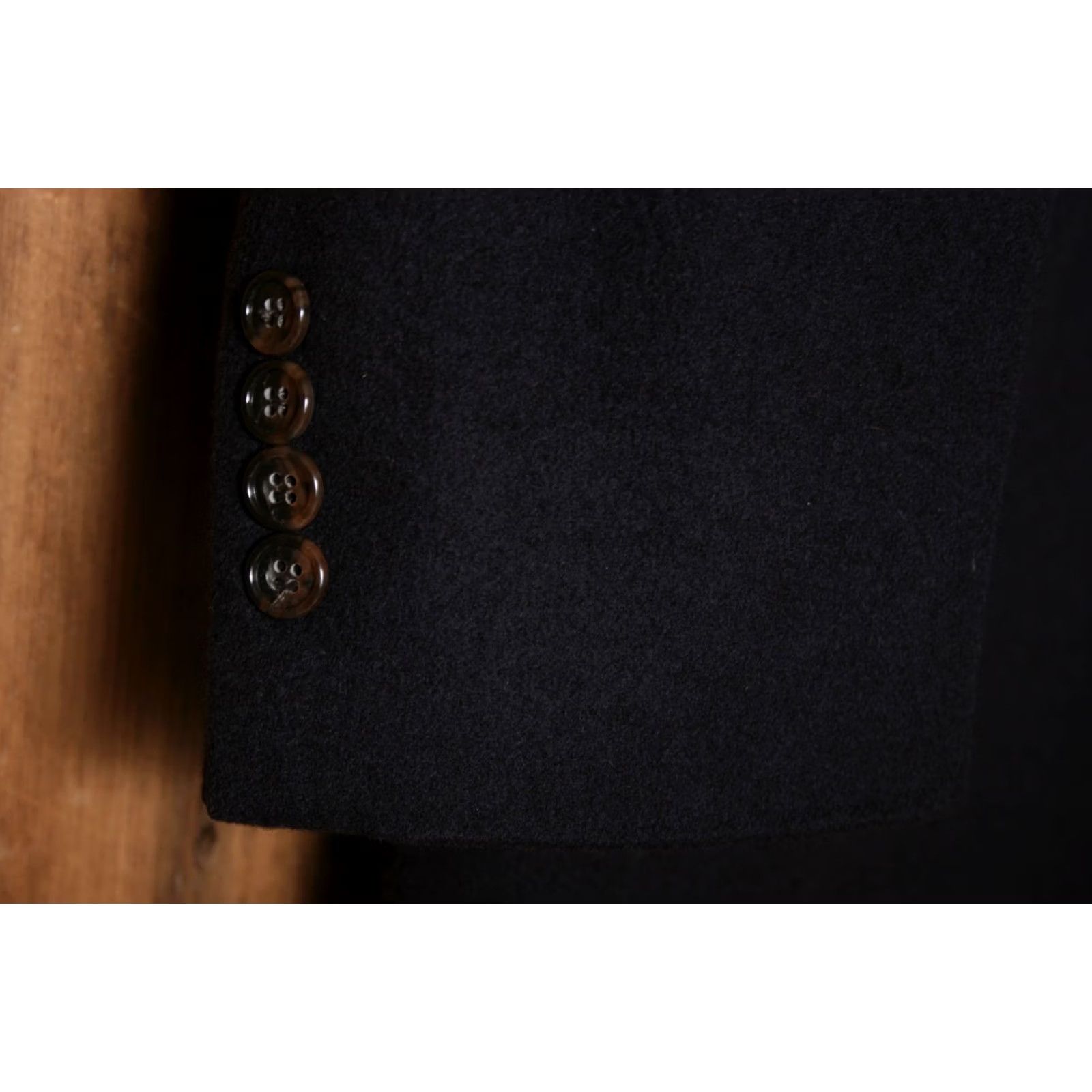 Joseph JOSEPH & LYMAN Navy Blue 100% Cashmere 2-Button Blazer Sz. 42L Mens Blazer Jacket Long Solid Vintage 42L Blue Cashmere Navy 2-Button Blazer Mens Size 42R - 4 Thumbnail