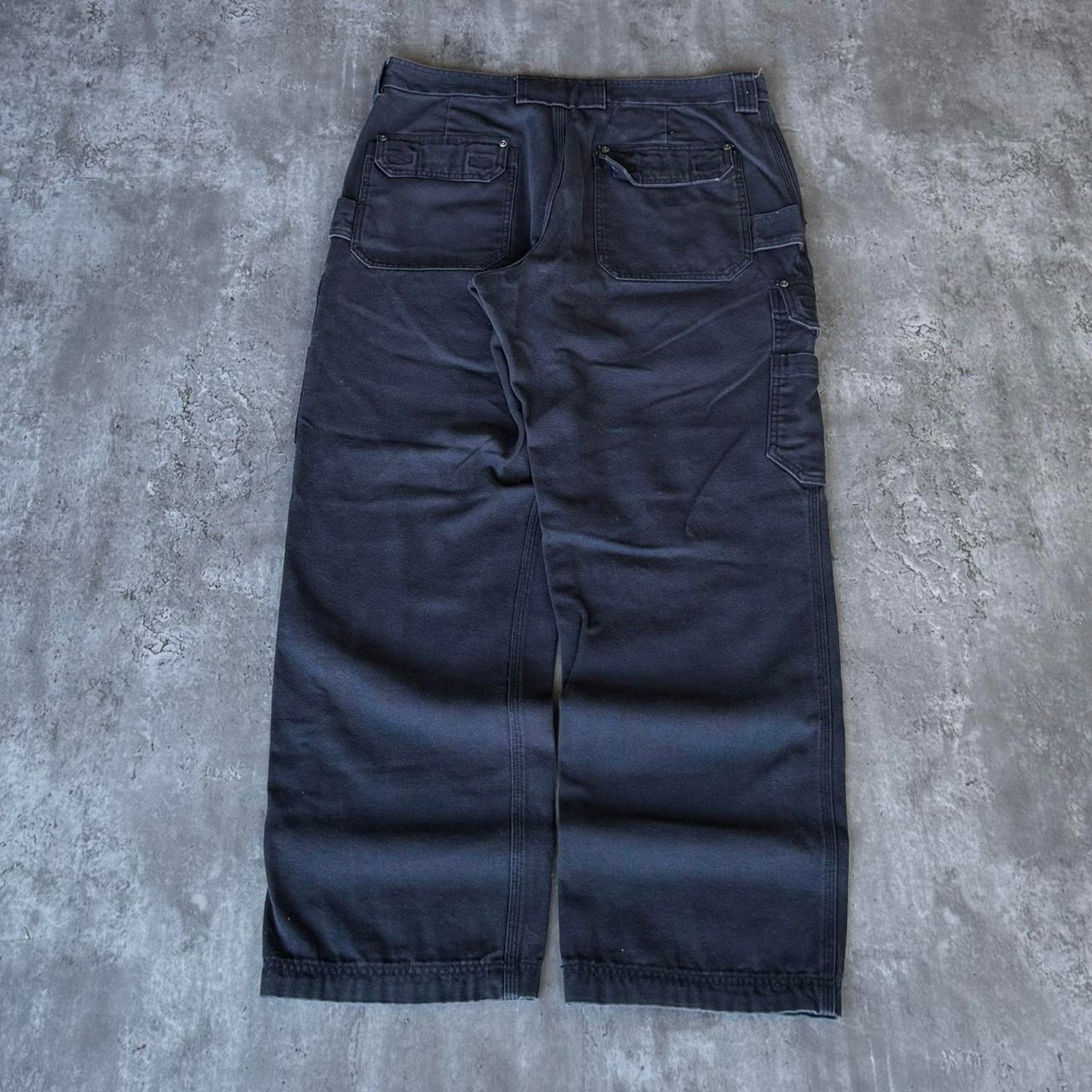Carhartt × Duluth Trading Company × Vintage Vintage Y2K Baggy Carhartt Style Opium Carpenter Cargo Pants Size US 36 / EU 52 - 2 Thumbnail