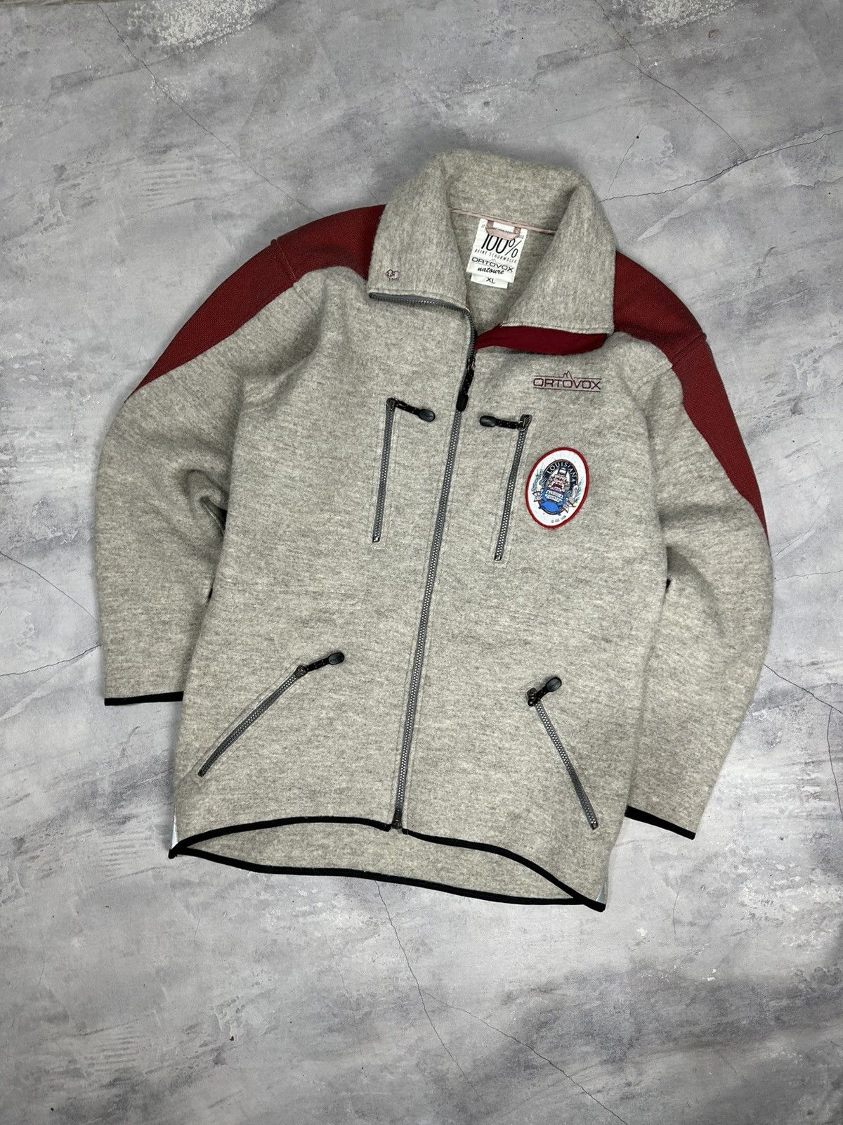 ORTOVOX Rare Men's Ortovox 100% Wool Mountain Jacket Size Size US XL / EU 56 / 4 - 1 Thumbnail