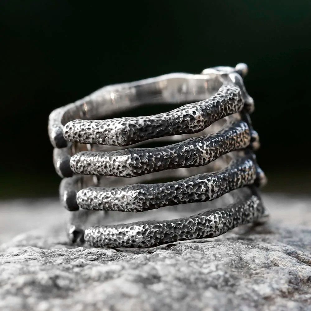 Jewelry Butterfly Bones Ring Streetwear Jewelry Fashion Gift Size ONE SIZE - 4 Thumbnail