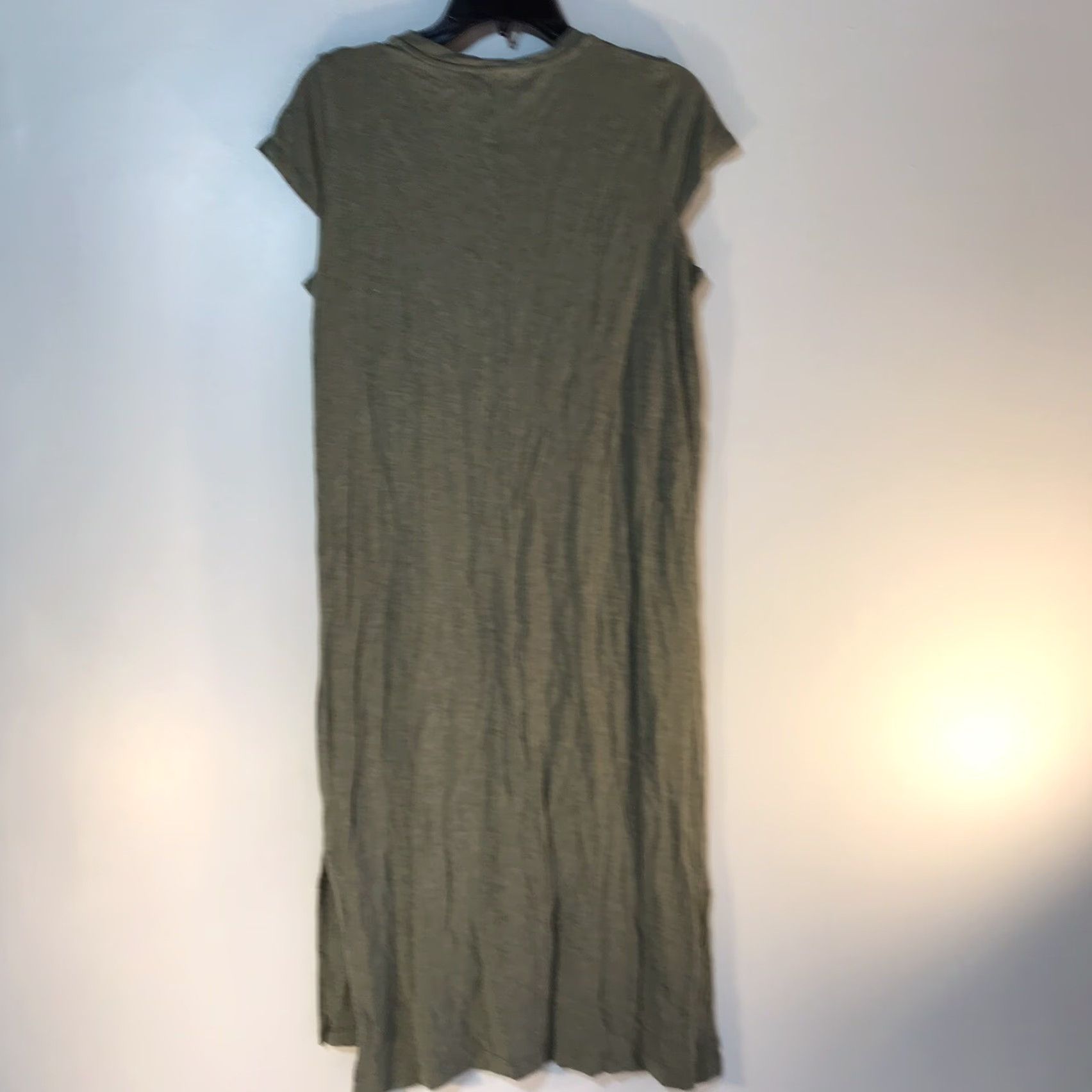 Jessica Simpson Jessica Simpson Green Midi T-Shirt Dress Women’s Size L Lightweight Stretch Casual Size L / US 10 / IT 46 - 3 Thumbnail