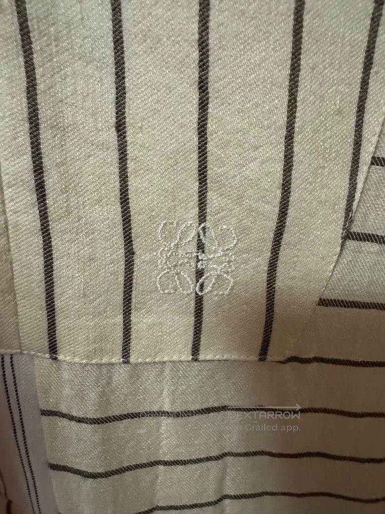 Loewe Loewe Asymmetrical Short Sleeve Dress with Small Logo on C Size XS / US 0-2 / IT 36-38 - 4 Thumbnail