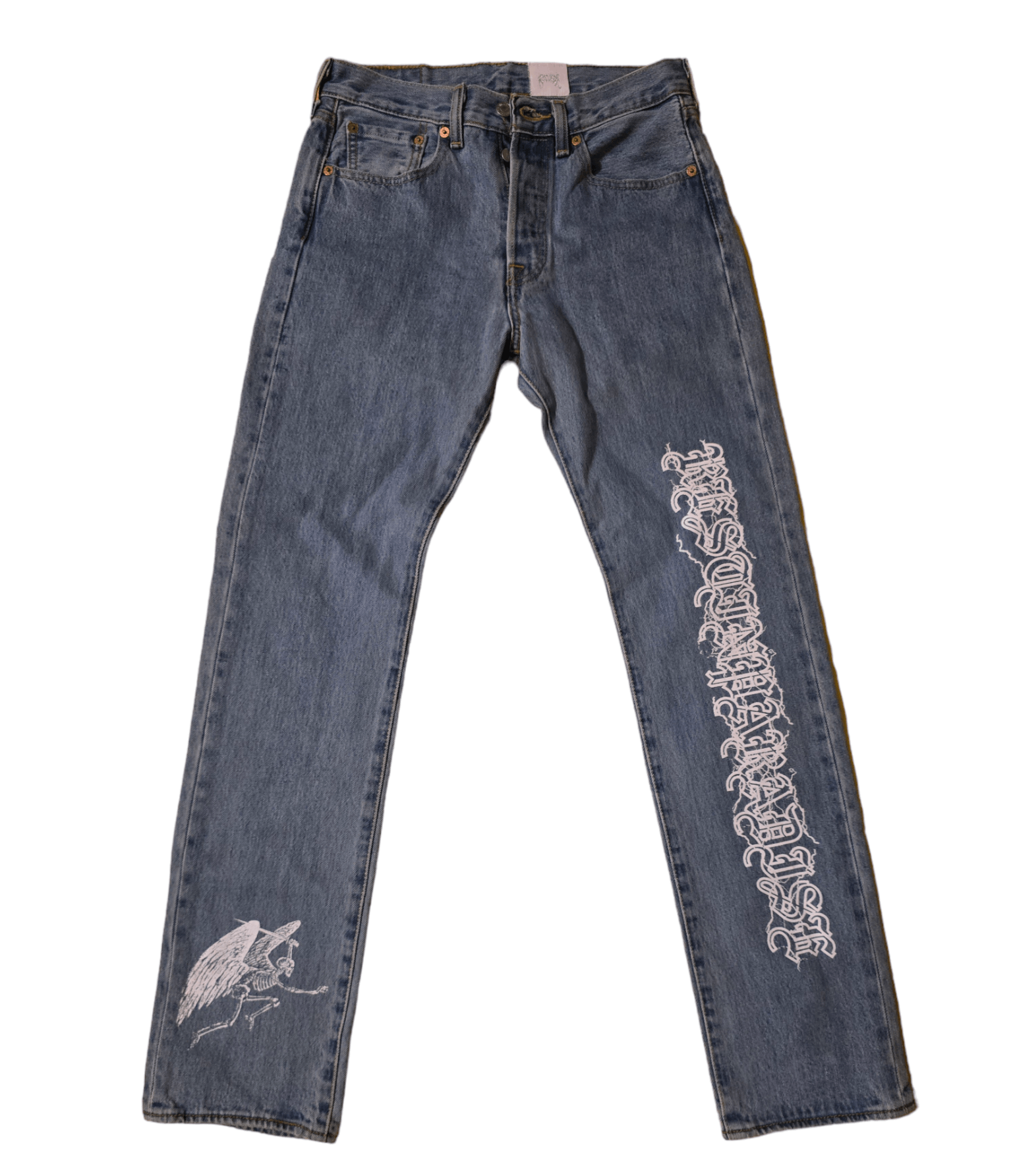 Levi's × Revenge Revenge Skeleton Denim Jeans Size US 28 / EU 44 - 1 Thumbnail