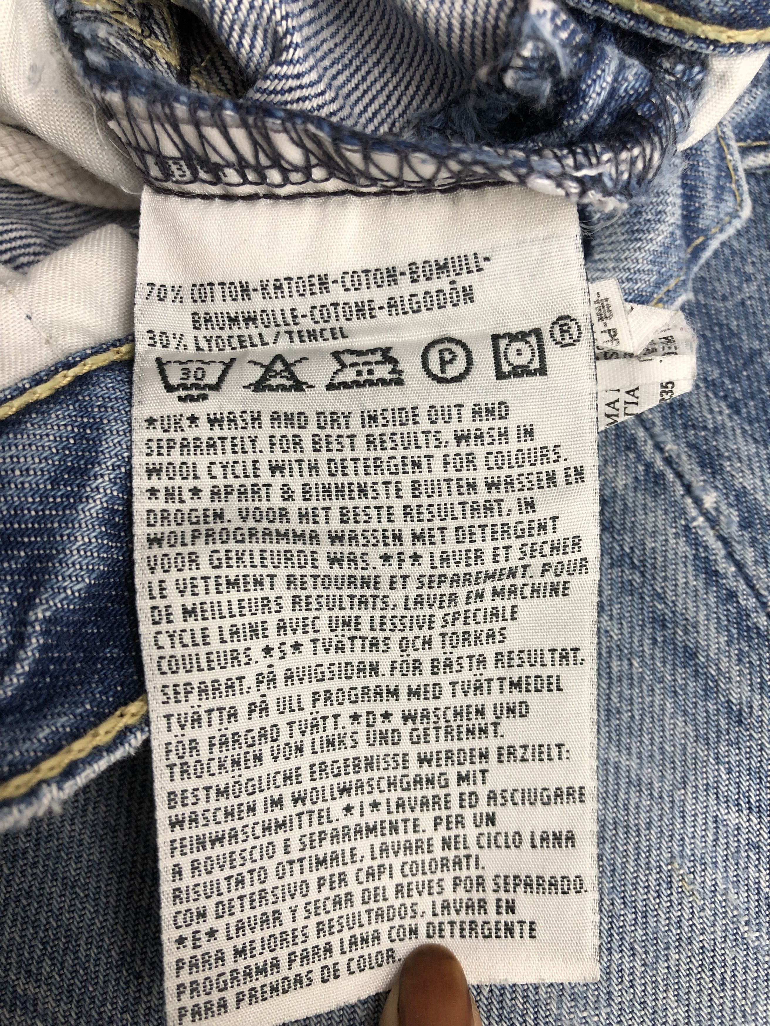 Levi's × Vintage Vintage Levis Engineered Distressed Jeans Levi's Faded Denim Size US 30 / EU 46 - 7 Thumbnail