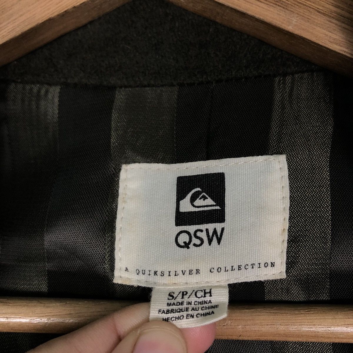 Japanese Brand 🔥Vintage Biker Jacket Quicksilver Double Collar Wool Size US S / EU 44-46 / 1 - 17 Thumbnail