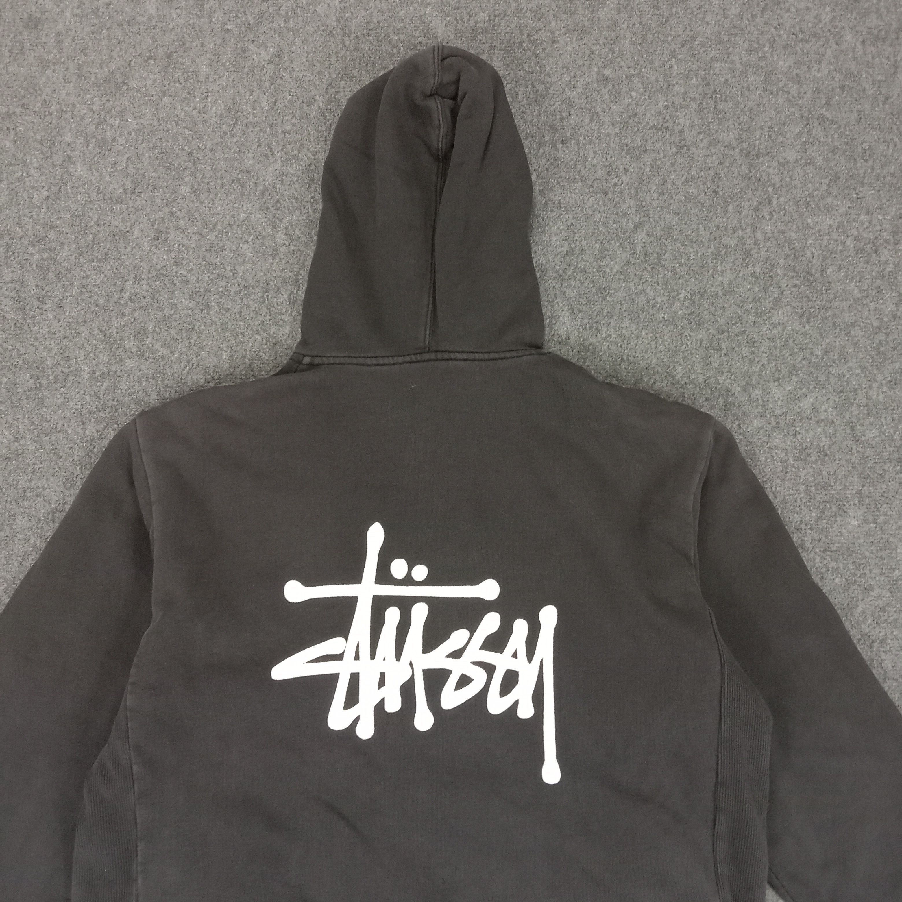 Stussy × Vintage Stussy Streetwear Style Spellout Hoodies Jacket Size US L / EU 52-54 / 3 - 5 Thumbnail