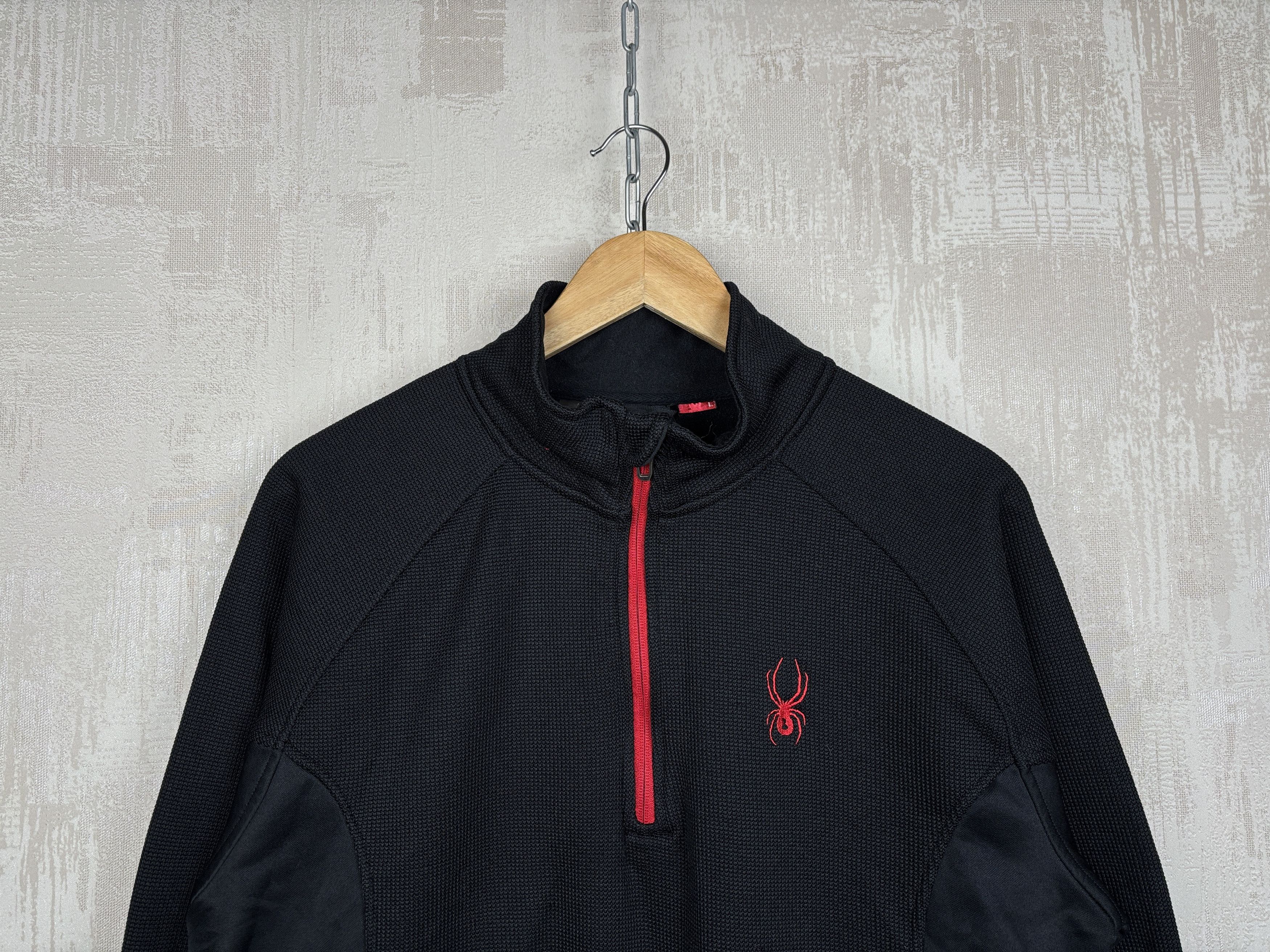 Spyder Spyder Half Zip Pullover Sweater Fleece Ski Layer Size US L / EU 52-54 / 3 - 3 Thumbnail