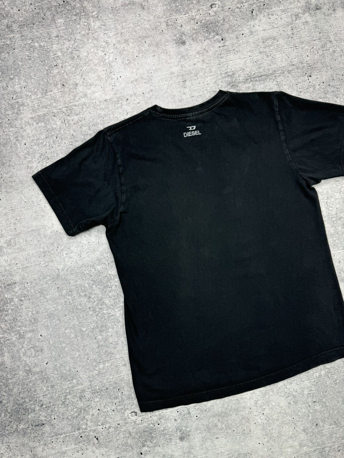 Diesel Vintage Diesel 90’s Y2K Style Big Logo Washed T-Shirt Tee Size US M / EU 48-50 / 2 - 12 Thumbnail