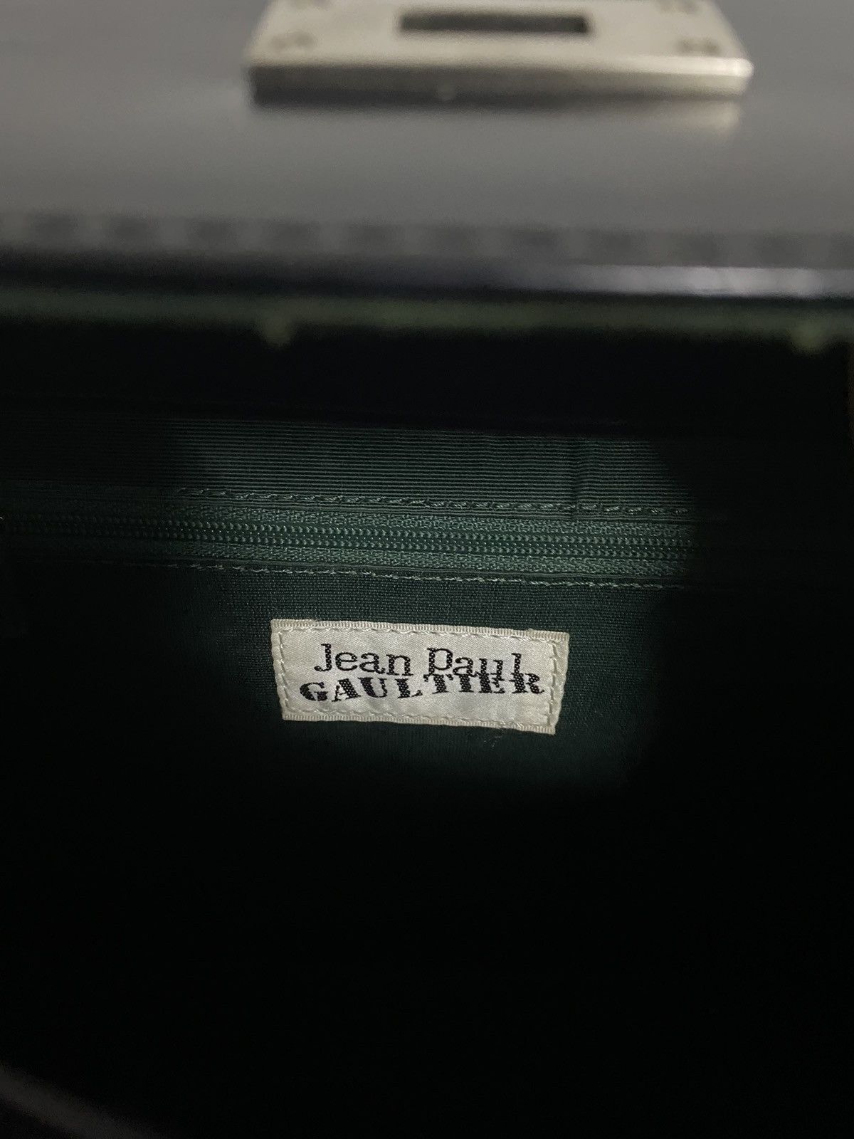 Jean Paul Gaultier Rare 90s JPG Birkin Kelly Leather GothicBriefcase Bag Size ONE SIZE - 21 Thumbnail