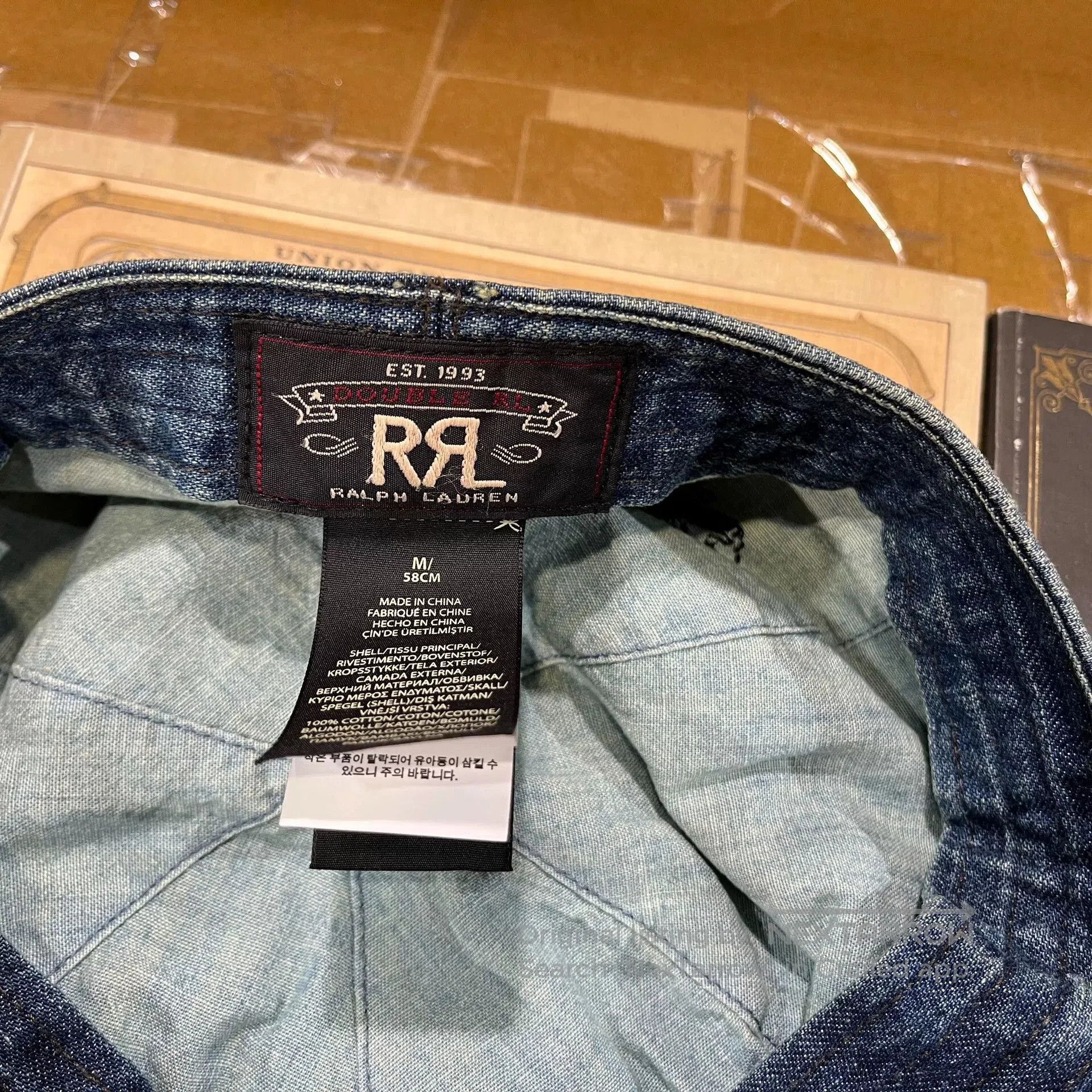 RRL Ralph Lauren RRL Denim Newsboy Cap M Size. Size ONE SIZE - 7 Thumbnail