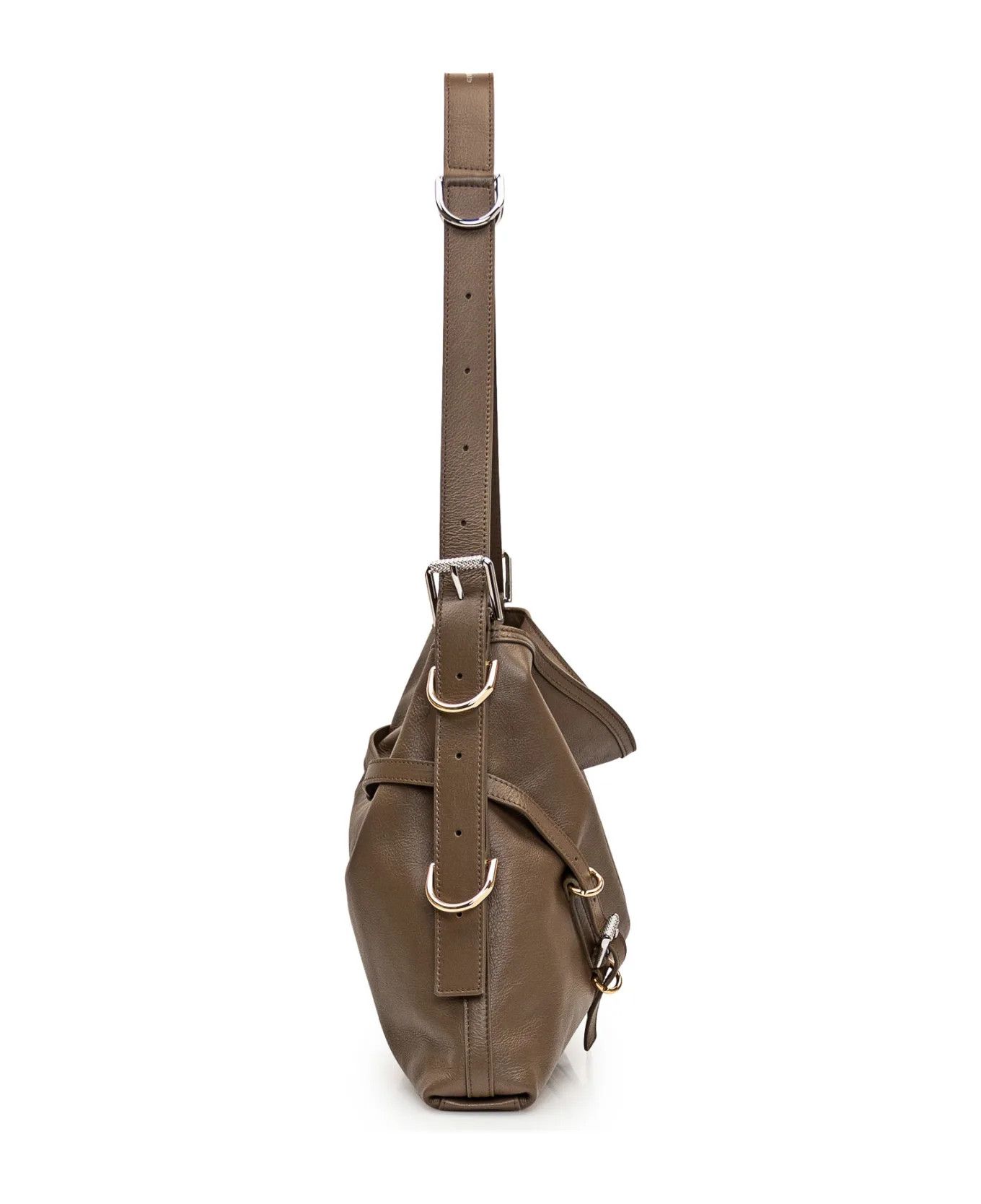 Givenchy o1srvl11e0625 Size:OS/ Medium Voyou Bag in Brown Size ONE SIZE - 3 Thumbnail
