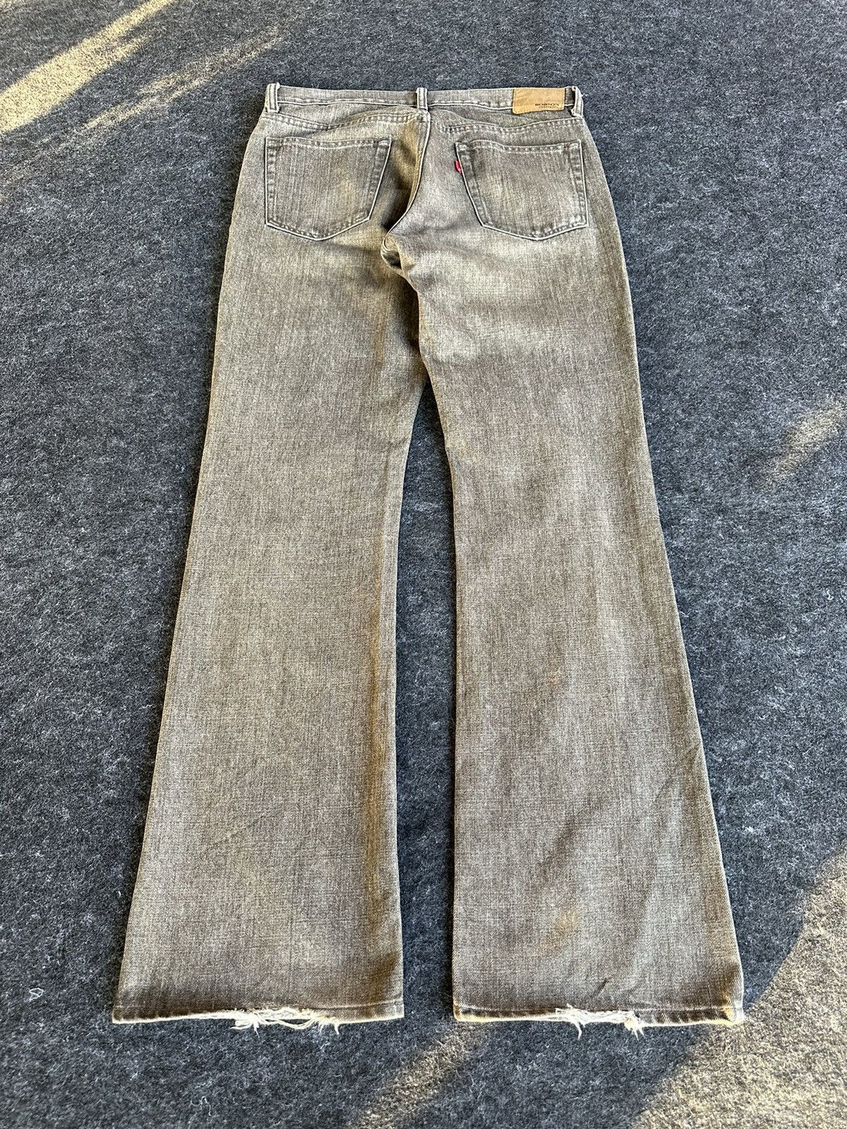 Vintage Vintage Bobson Chessking Flare Nice Faded Brown D502 Size US 33 - 4 Thumbnail