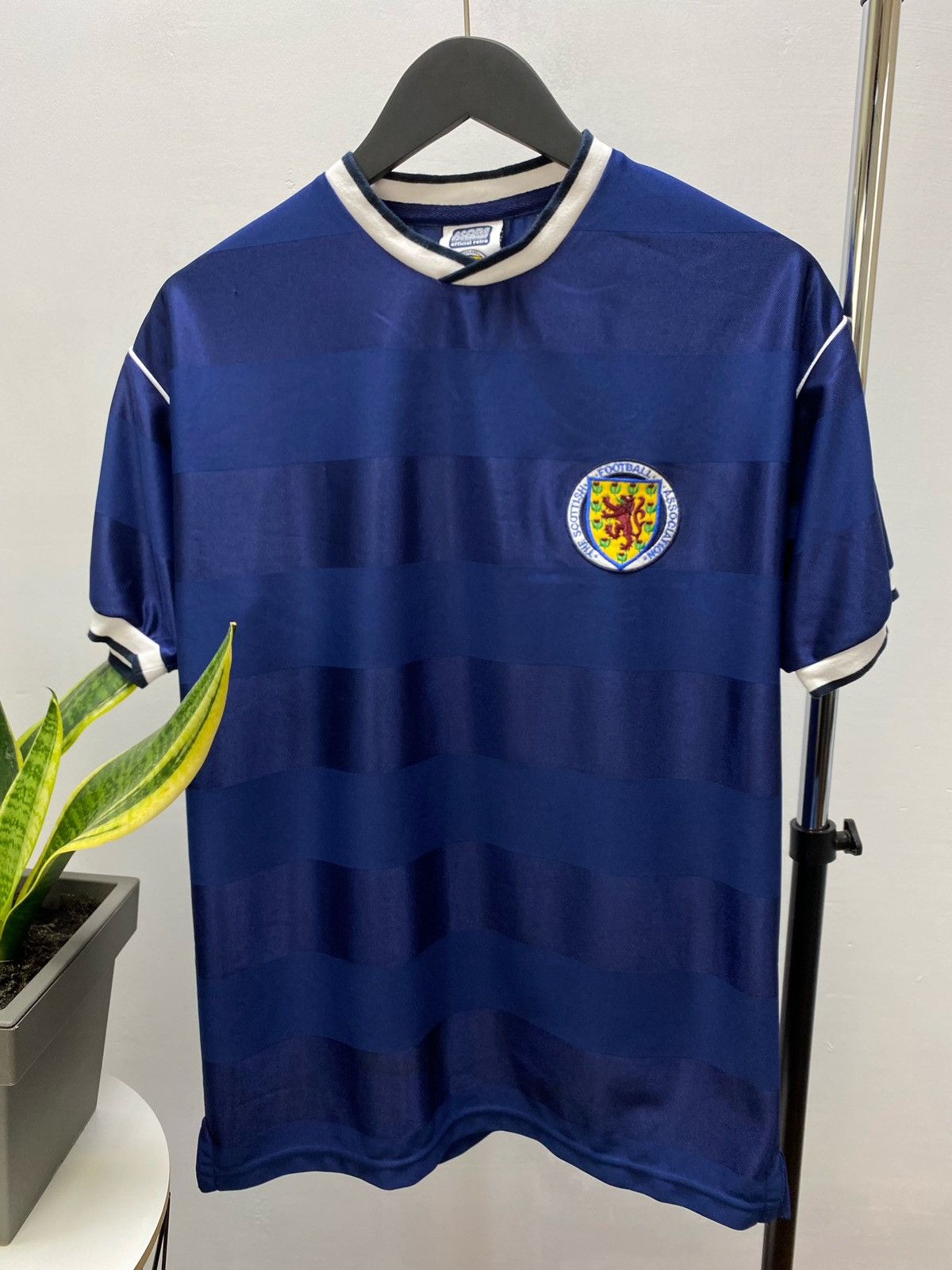 Other Scotland 1986 Score Draw Soccer Jersey Remake Football Size US M / EU 48-50 / 2 - 6 Thumbnail