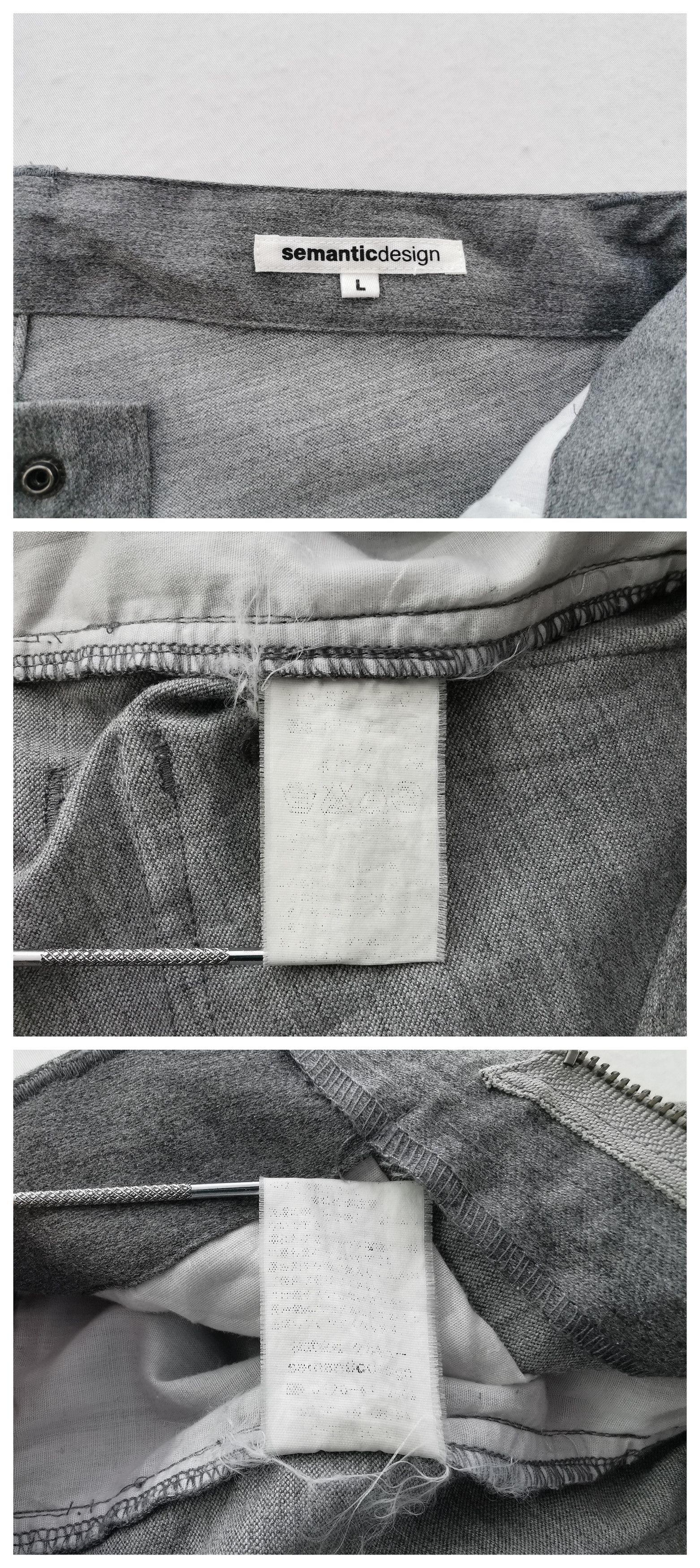semanticdesign Vintage Semantic Design Trouser Cargo Pants Size 32" / US 10 / IT 46 - 9 Thumbnail