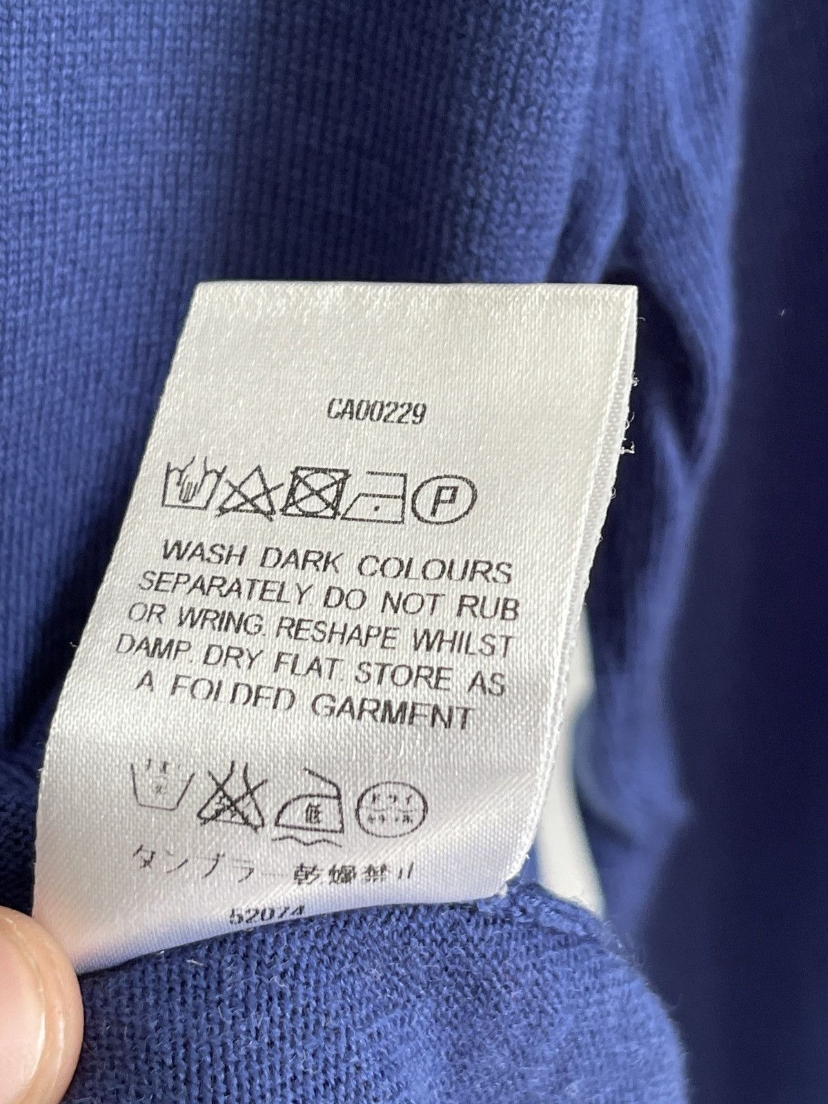 Aquascutum Aquascutum Vintage Wool Light Sweater blue Size US XS / EU 42 / 0 - 8 Thumbnail