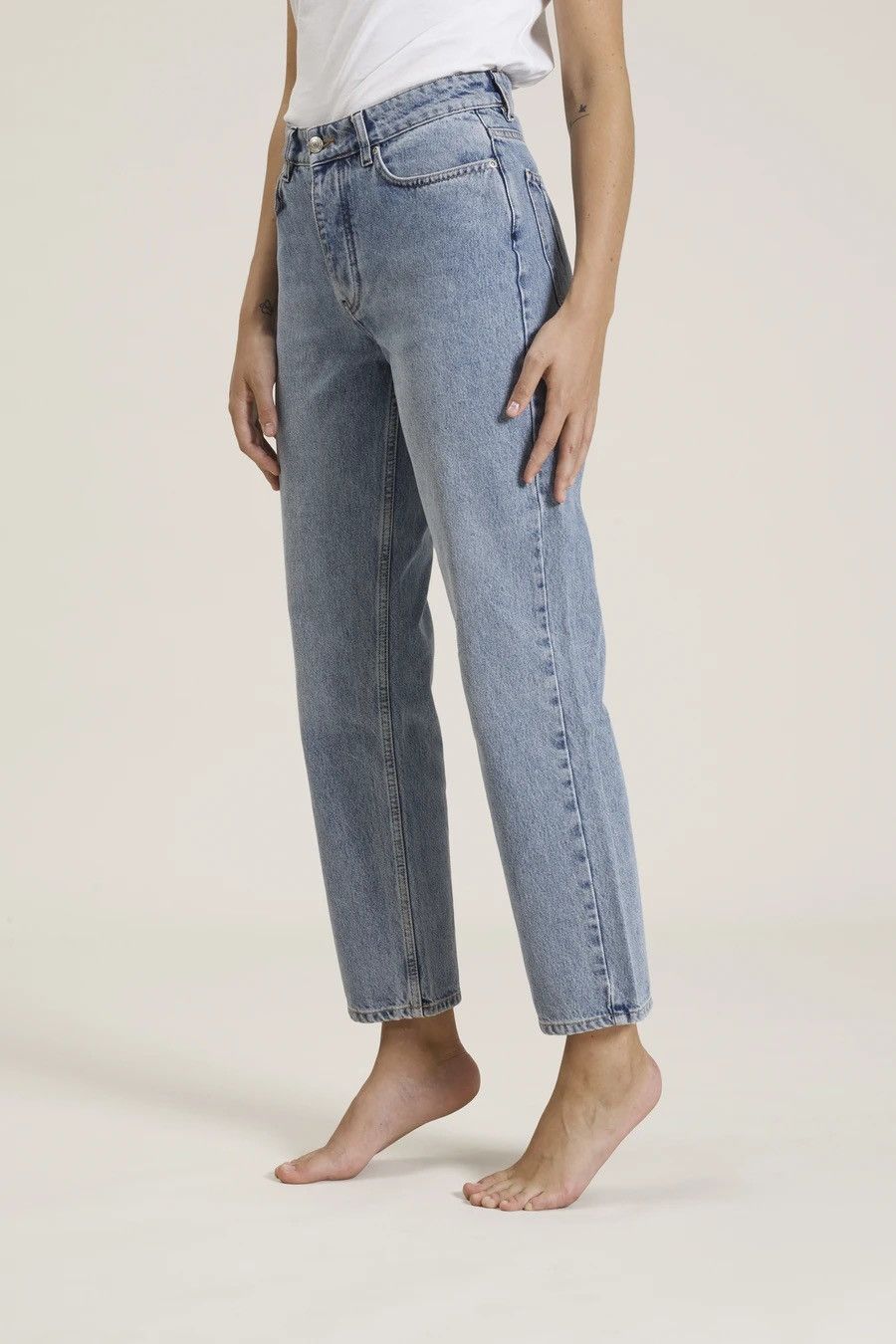 Won Hundred Won Hundred Pearl Jeans Distressed Blue Size 27" / US 4 / IT 40 - 3 Thumbnail
