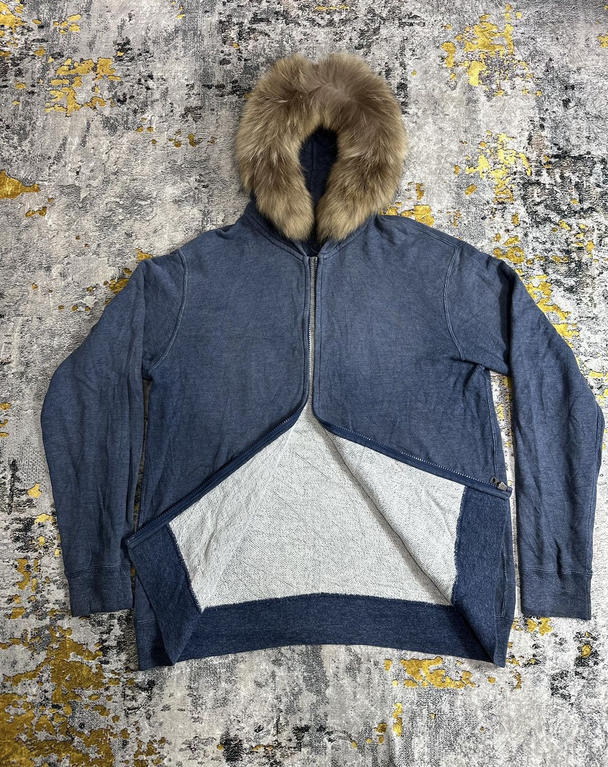 PPFM NICE FADED FUR ZIP HOODIE IFSIXWASNINE LGB STYLE Size US XL / EU 56 / 4 - 3 Thumbnail