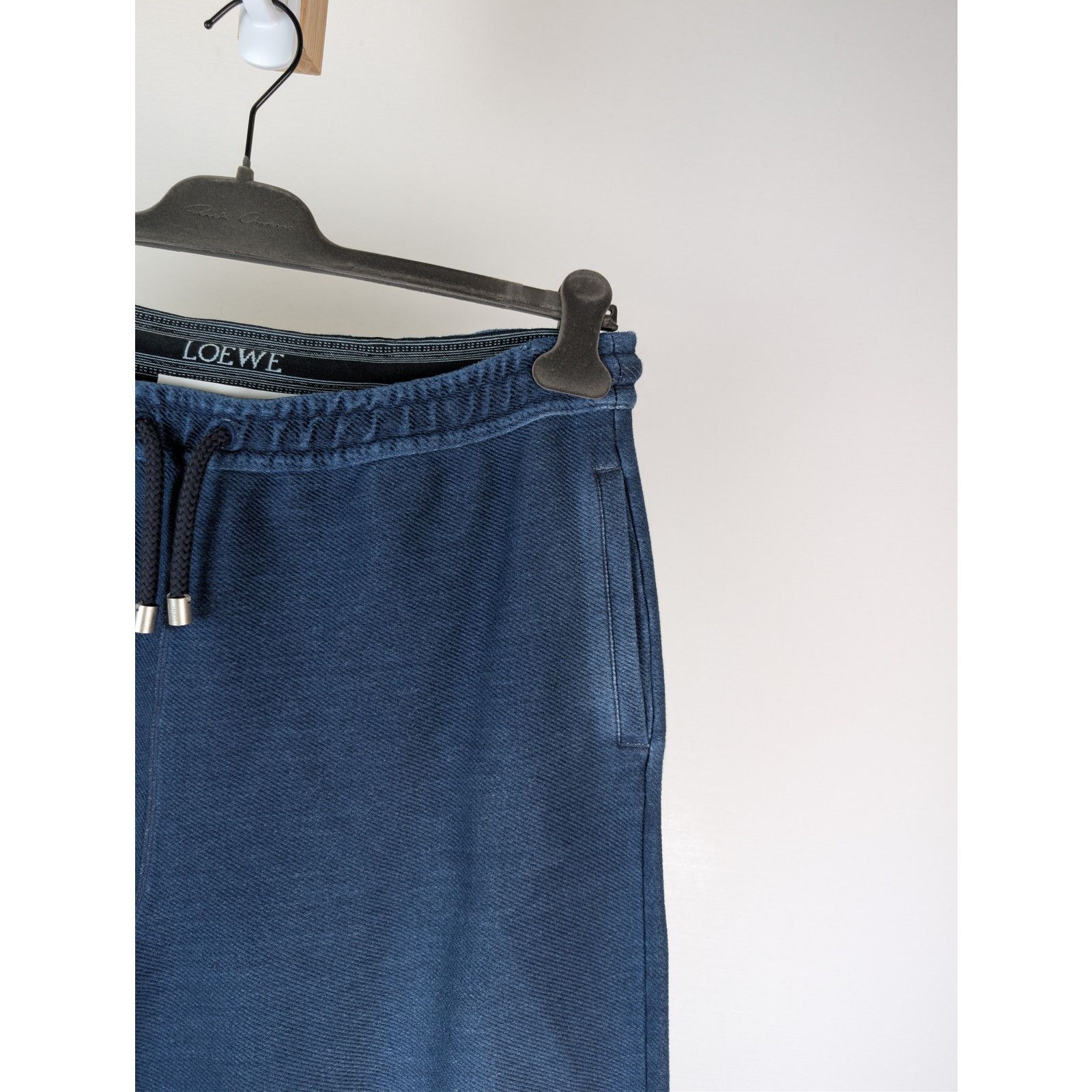 Loewe o1rshd1 Drawstring Denim Trousers in Indigo Blue Size US 34 / EU 50 - 5 Thumbnail
