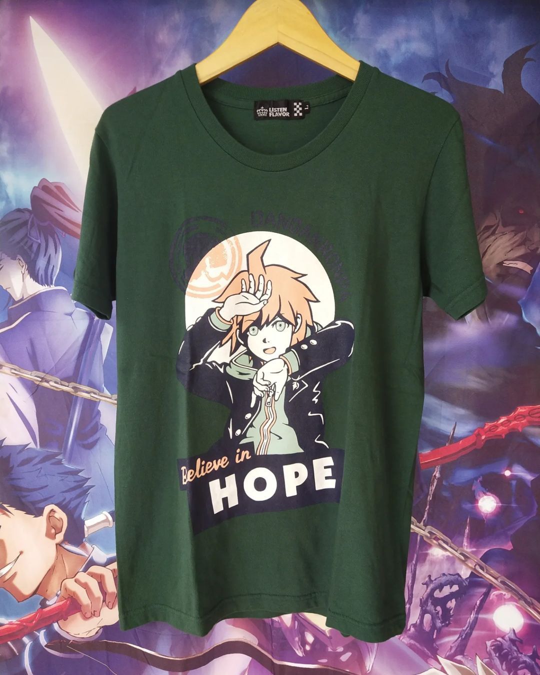 Anime × Japanese Brand Danganronpa Ultimate Makoto Naegi Anime Game Tees Size US M / EU 48-50 / 2 - 1 Thumbnail