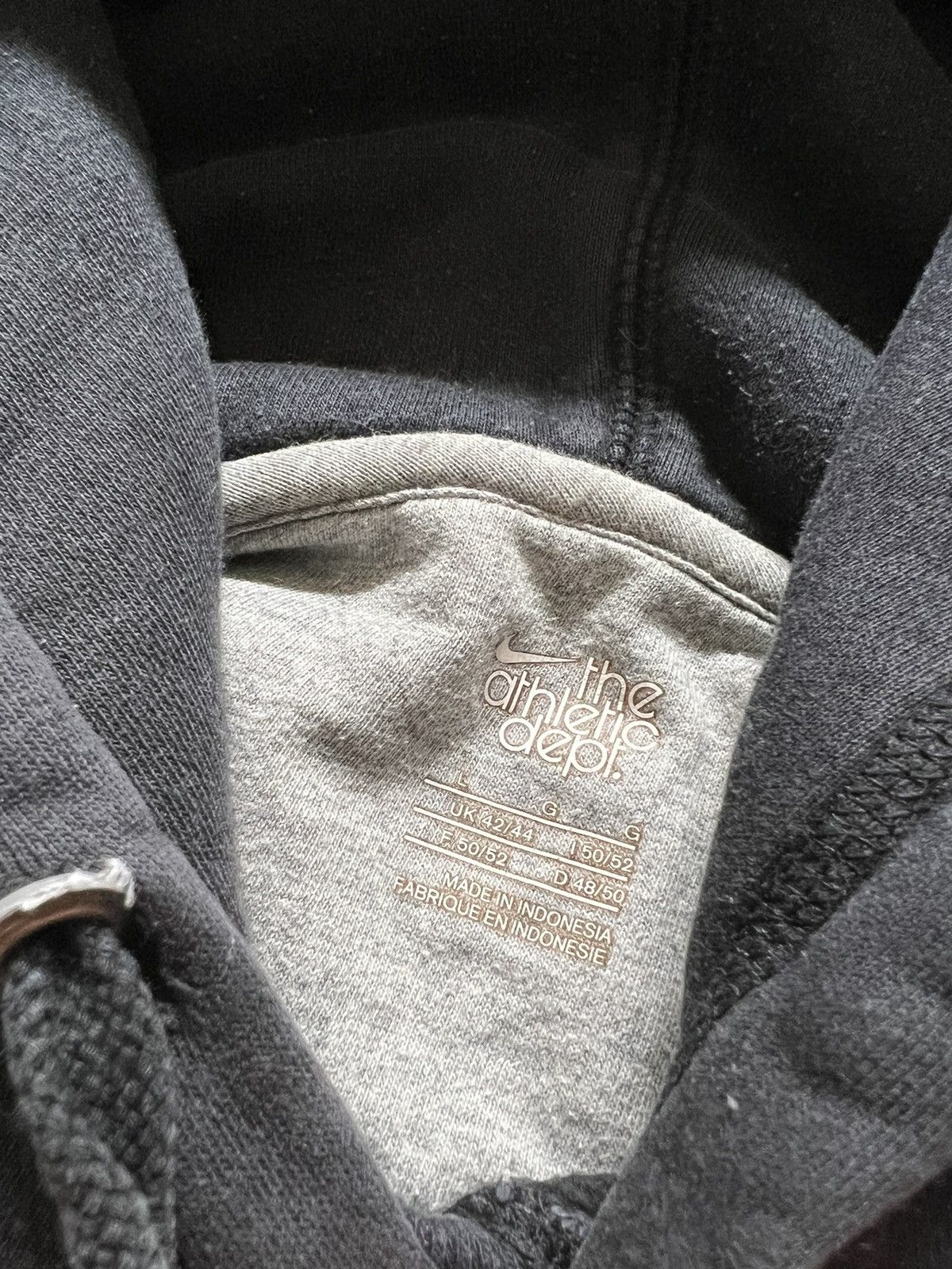 Nike × Vintage Vintage Y2k Nike 🖤 Mini Swoosh Hoodie 00’s Size US L / EU 52-54 / 3 - 7 Thumbnail