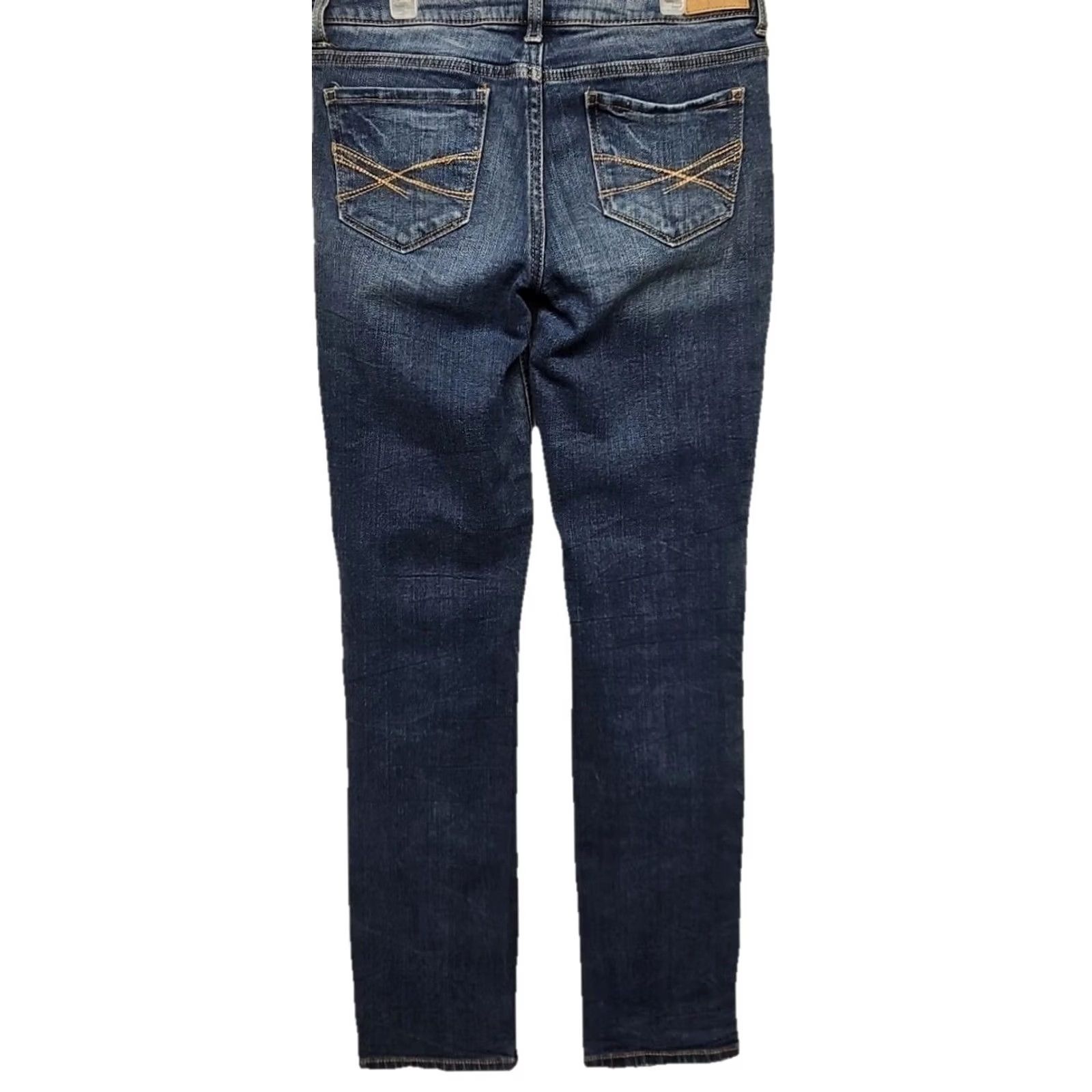 Vintage Aéropostale Jeans Skinny Women’s 0 Short Medium Wash Distressed Stretch Mid Rise Denim Cotton Blend Women’s Jeans Size 42" / US 20 - 4 Thumbnail