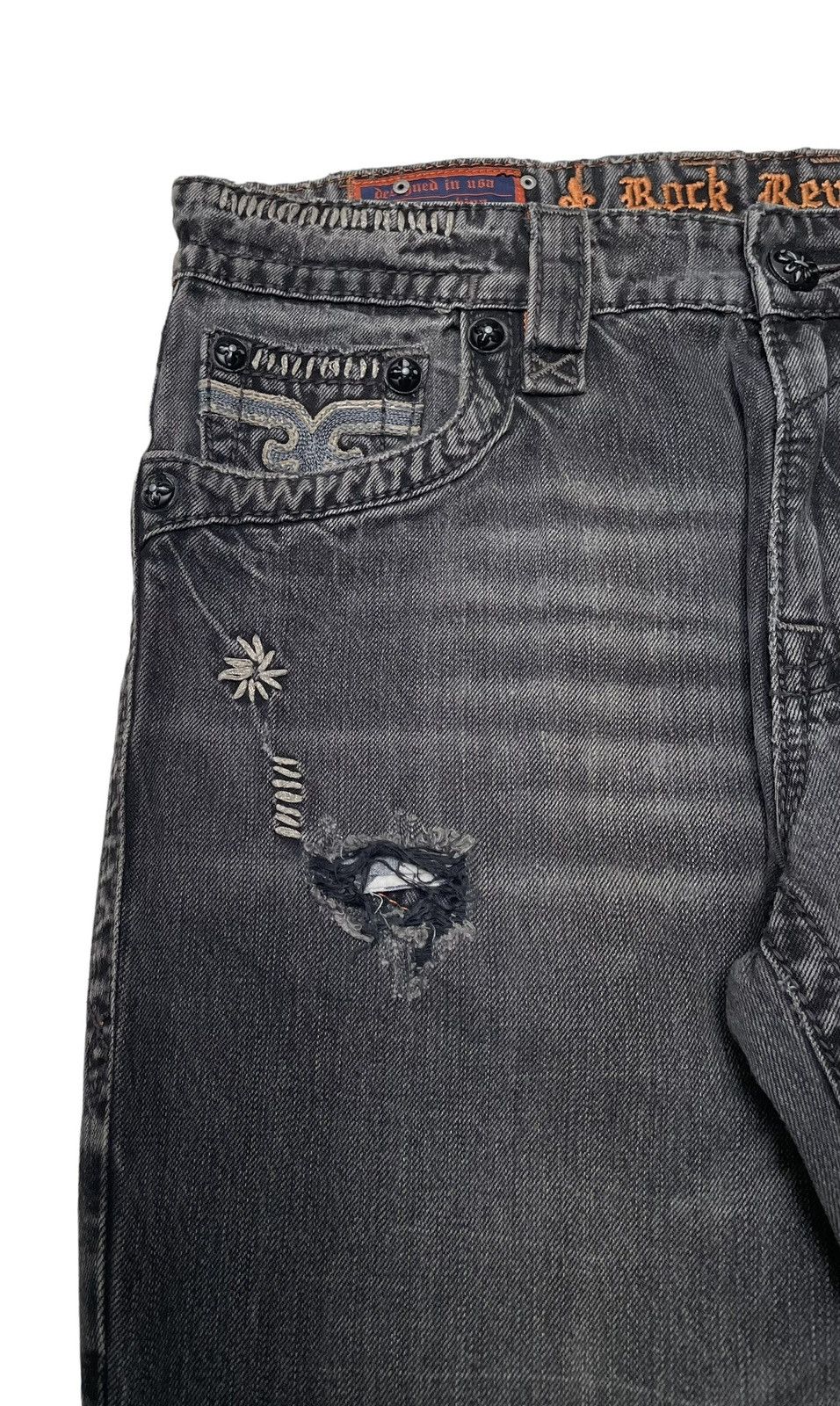 Designer × Rock Revival × Vintage Vintage Brand Rock Revival Flared Jeans 2000s Size US 35 - 6 Thumbnail