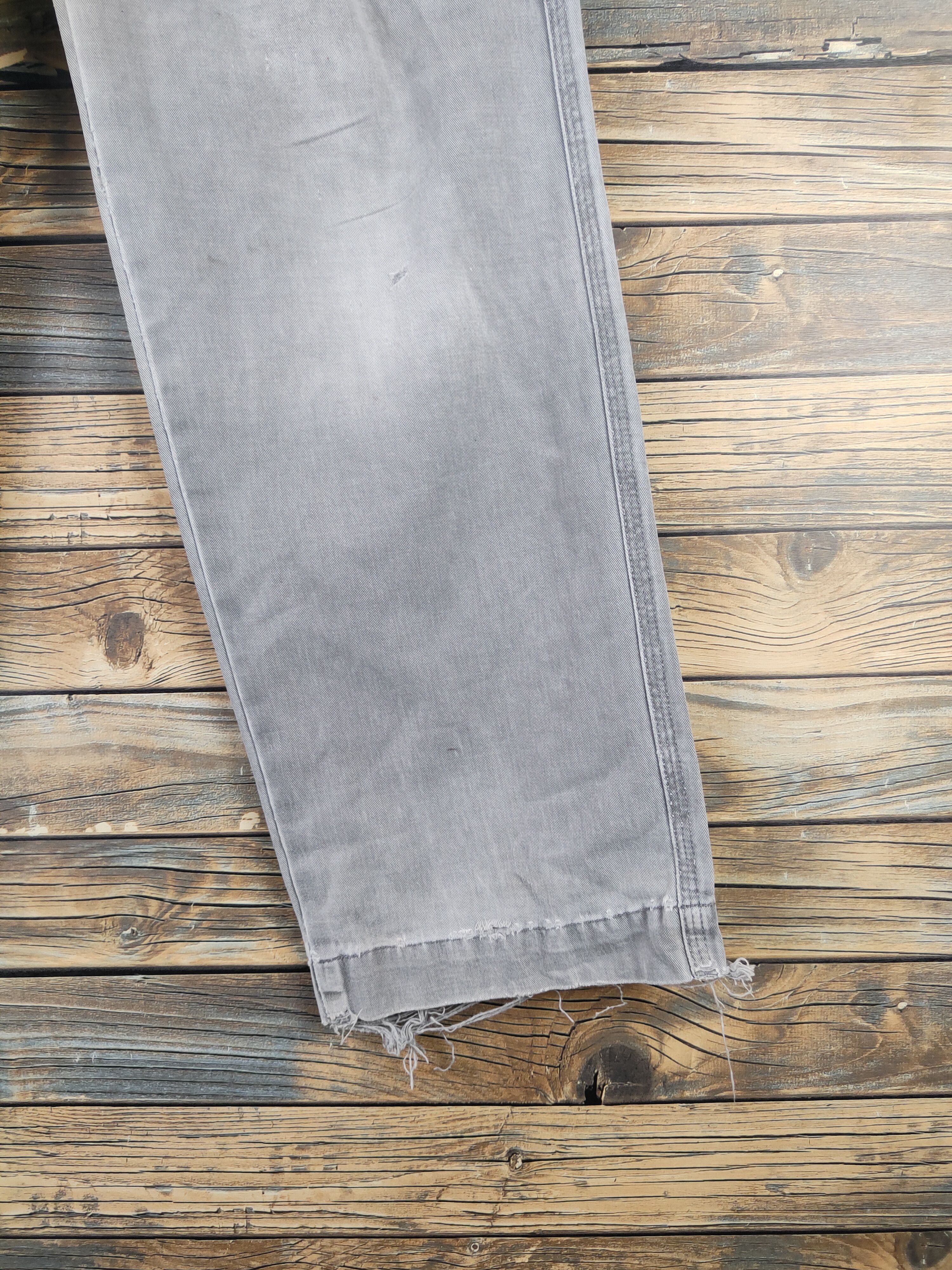 Japanese Brand DL Grancisco Gray Multipocket Cargo Pants #46-258T Size US 27 - 6 Thumbnail