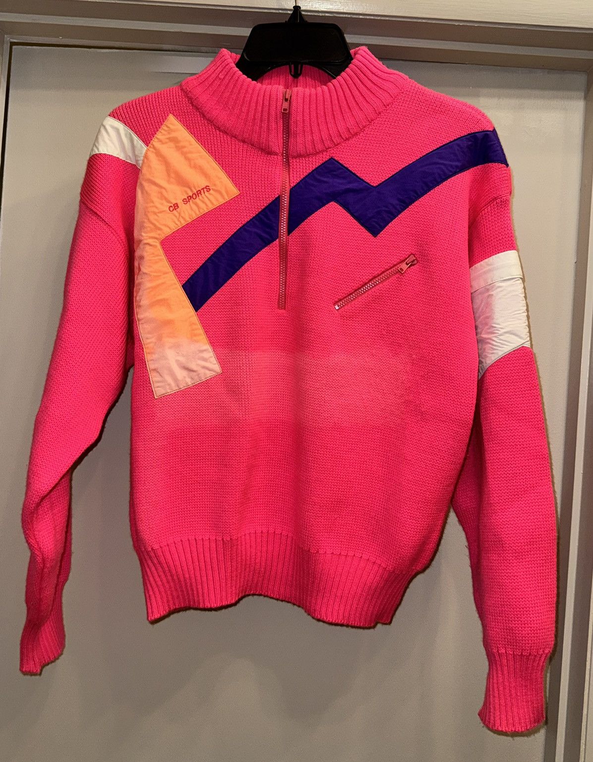 CB Sports Vintage Women’s CB Wool Half Zip Size M / US 6-8 / IT 42-44 - 11 Thumbnail