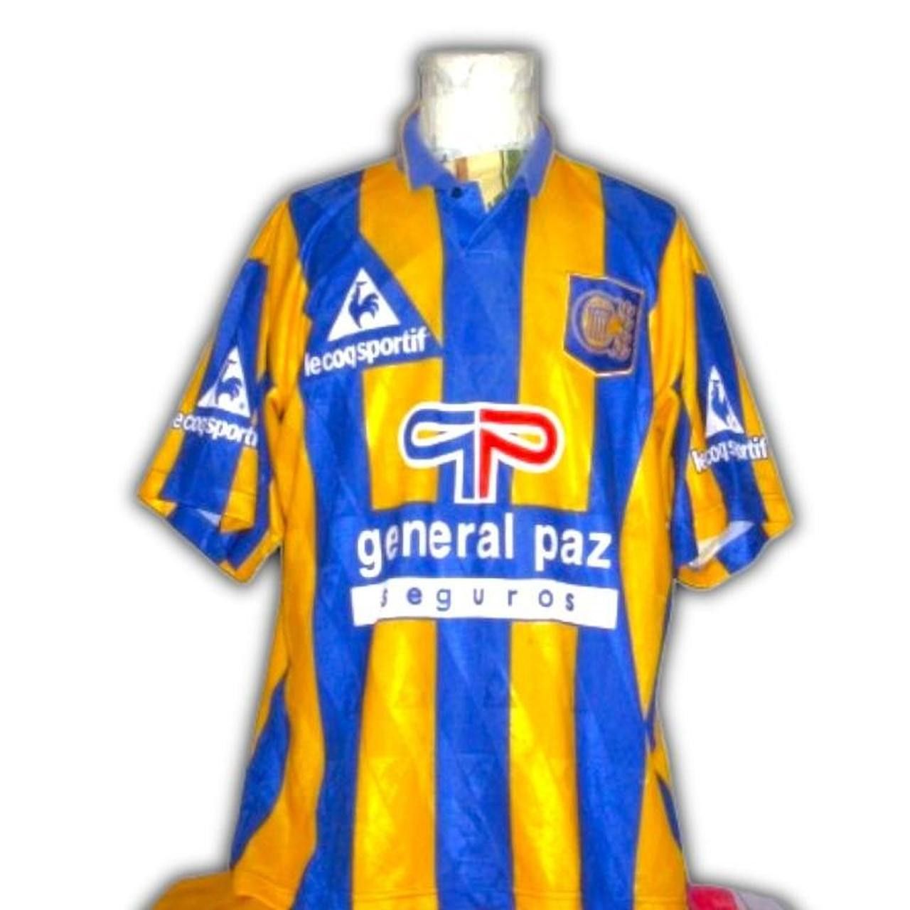 Le Coq Sportif Rosario Central Argentina 1995 1996 1997 Home Shirt Jersey Size US XL / EU 56 / 4 - 1 Thumbnail