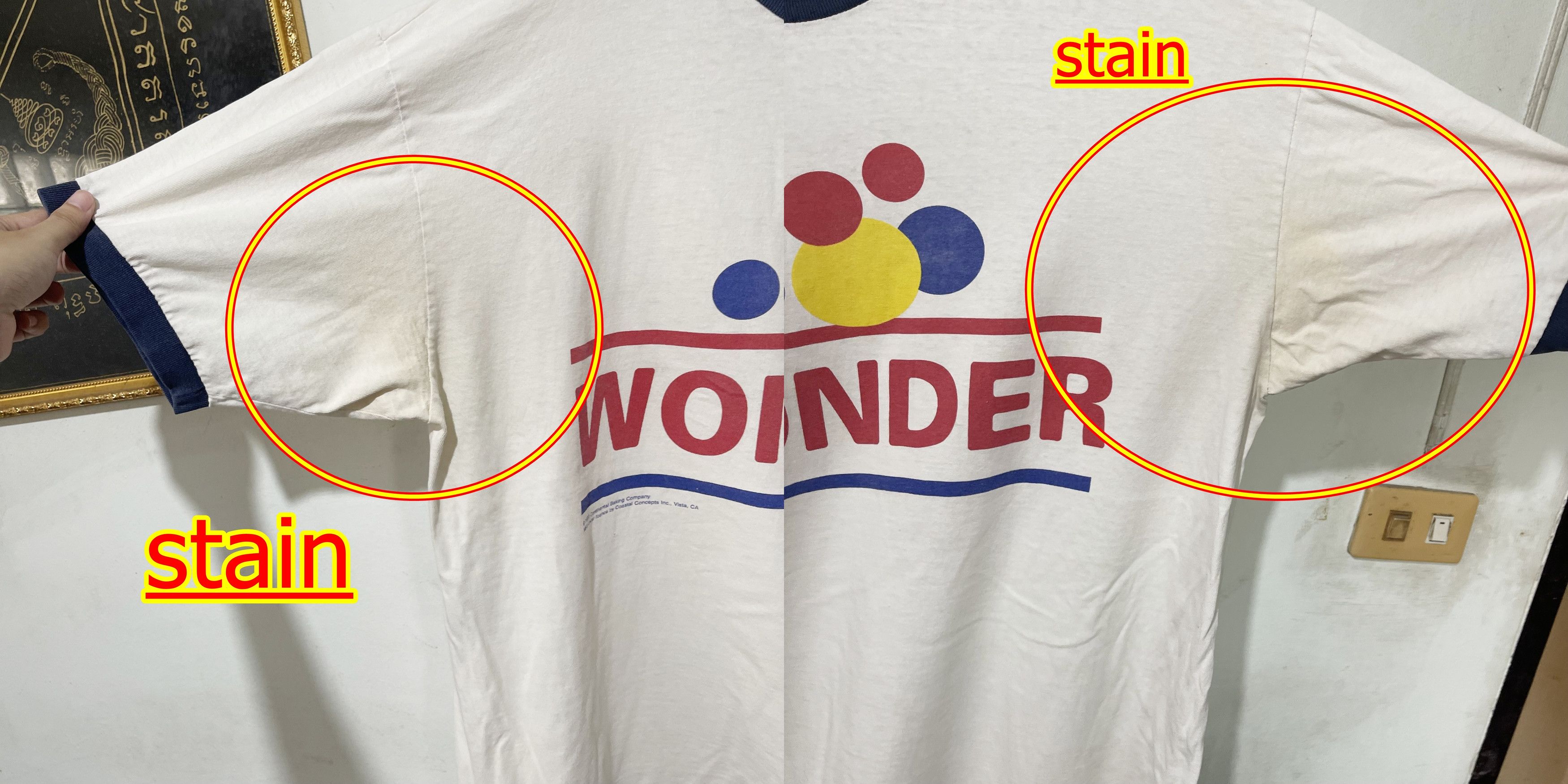 Vintage Vintage 1997 Wonder Bread Ringer Tee Size US XL / EU 56 / 4 - 6 Thumbnail