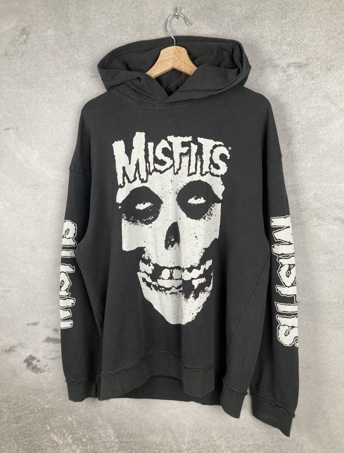 Band Tees Rare Misfits HM Big Graphic Print Punk Rock Band Hoodie Size US M / EU 48-50 / 2 - 1 Thumbnail