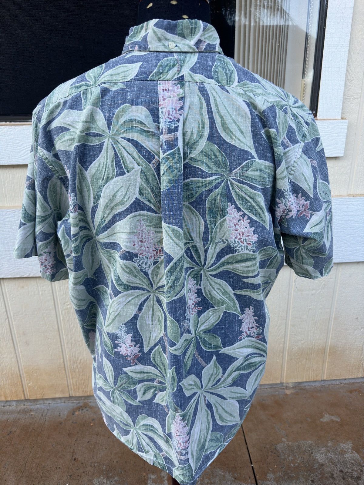 Reyn Spooner Reyn Spooner Hawaiian Floral 3/4 Button Blue/Green Men's XL Size US XL / EU 56 / 4 - 2 Thumbnail
