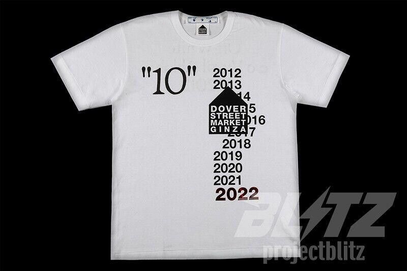 Designer DOVER STREET MARKET GINZA OFF-WHITE TEE WHITE L 2022 T-SHIRT Size US L / EU 52-54 / 3 - 2 Thumbnail