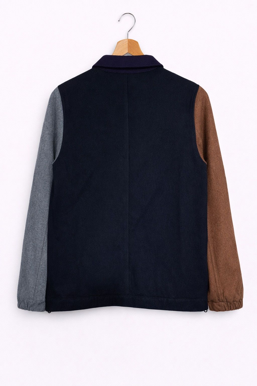 go slow caravan GO SLOW CARAVAN Patchwork Wool Jacket – Vintage Japanese Size US XS / EU 42 / 0 - 2 Thumbnail