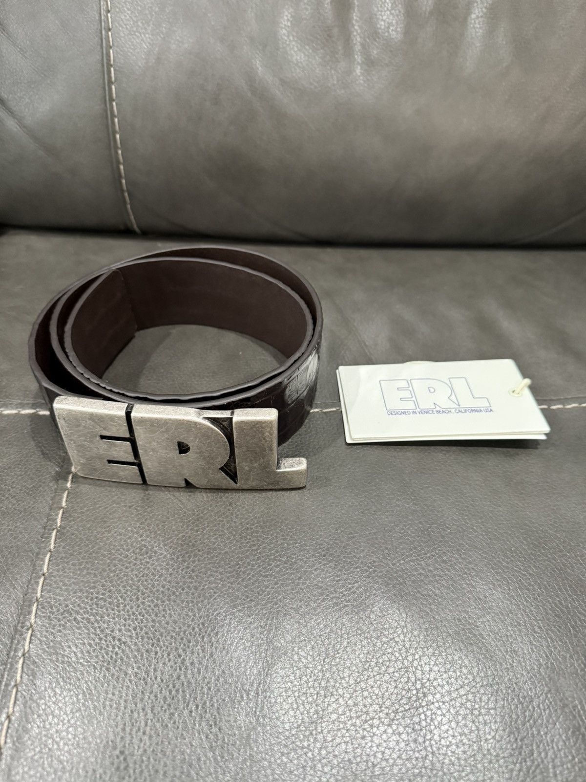 ERL Croc Logo Belt