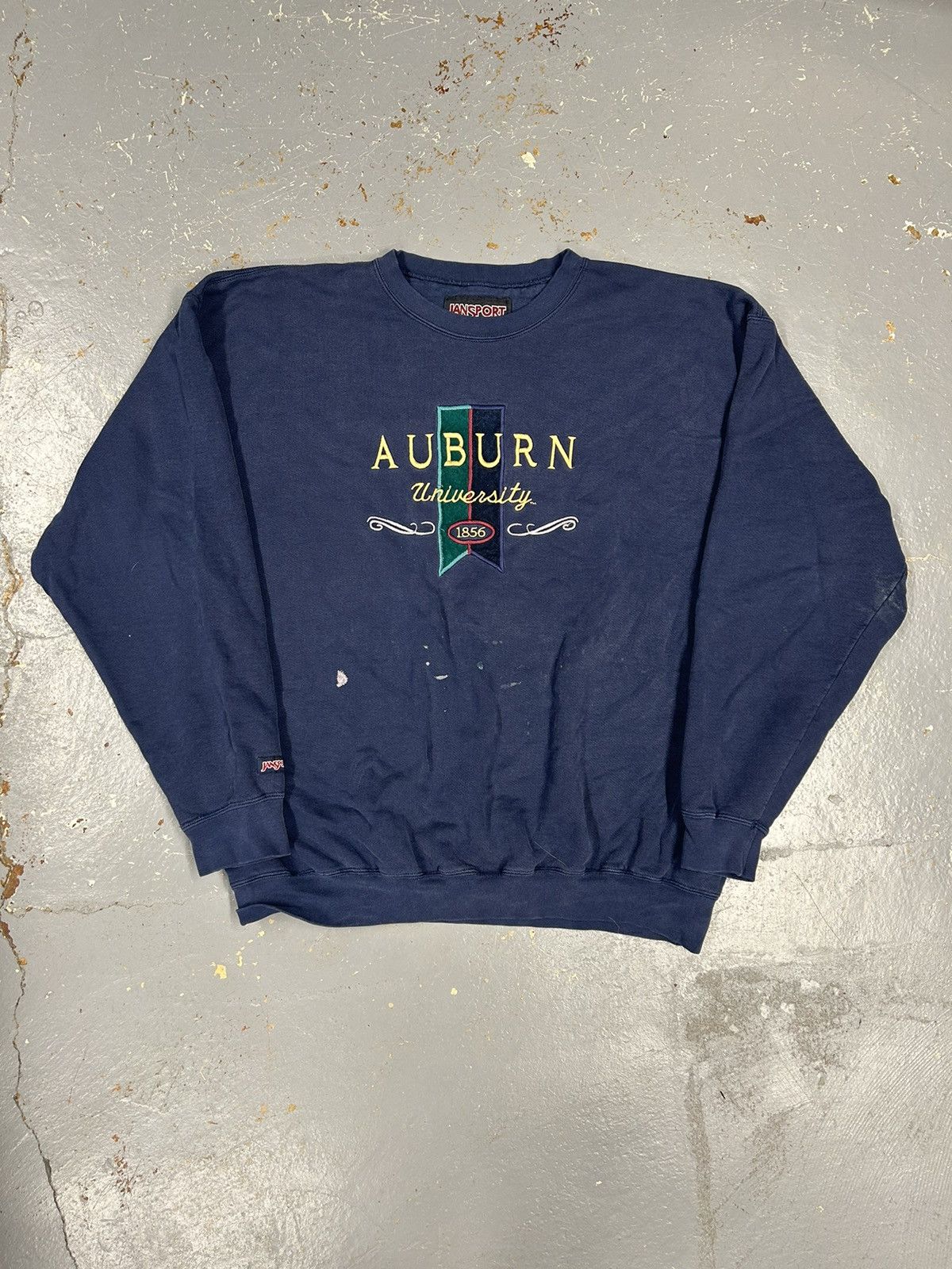 Vintage Crazy Vintage 90s Essential Auburn University Navy Crewneck Size US XL / EU 56 / 4 - 1 Thumbnail