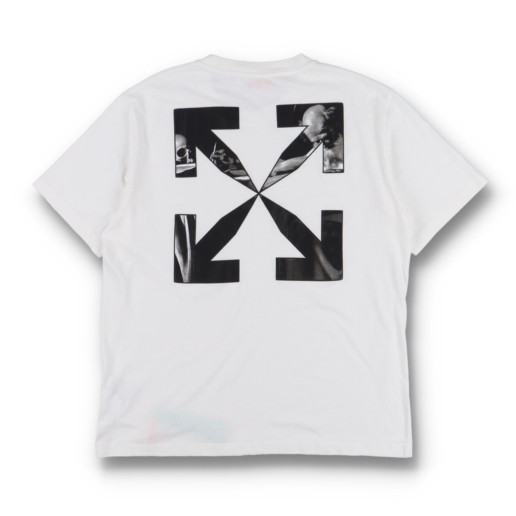 Off-White White Monochrome Caravaggio Arrows T-Shirt Size US XXL / EU 58 / 5 - 1 Thumbnail