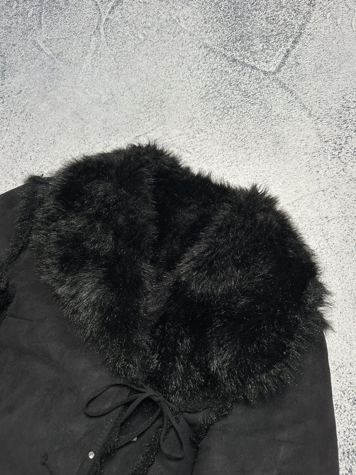 If Six Was Nine Vintage 90s Balmain Faux Fur Coat Women Y2K Awant Garde Size S / US 4 / IT 40 - 15 Thumbnail