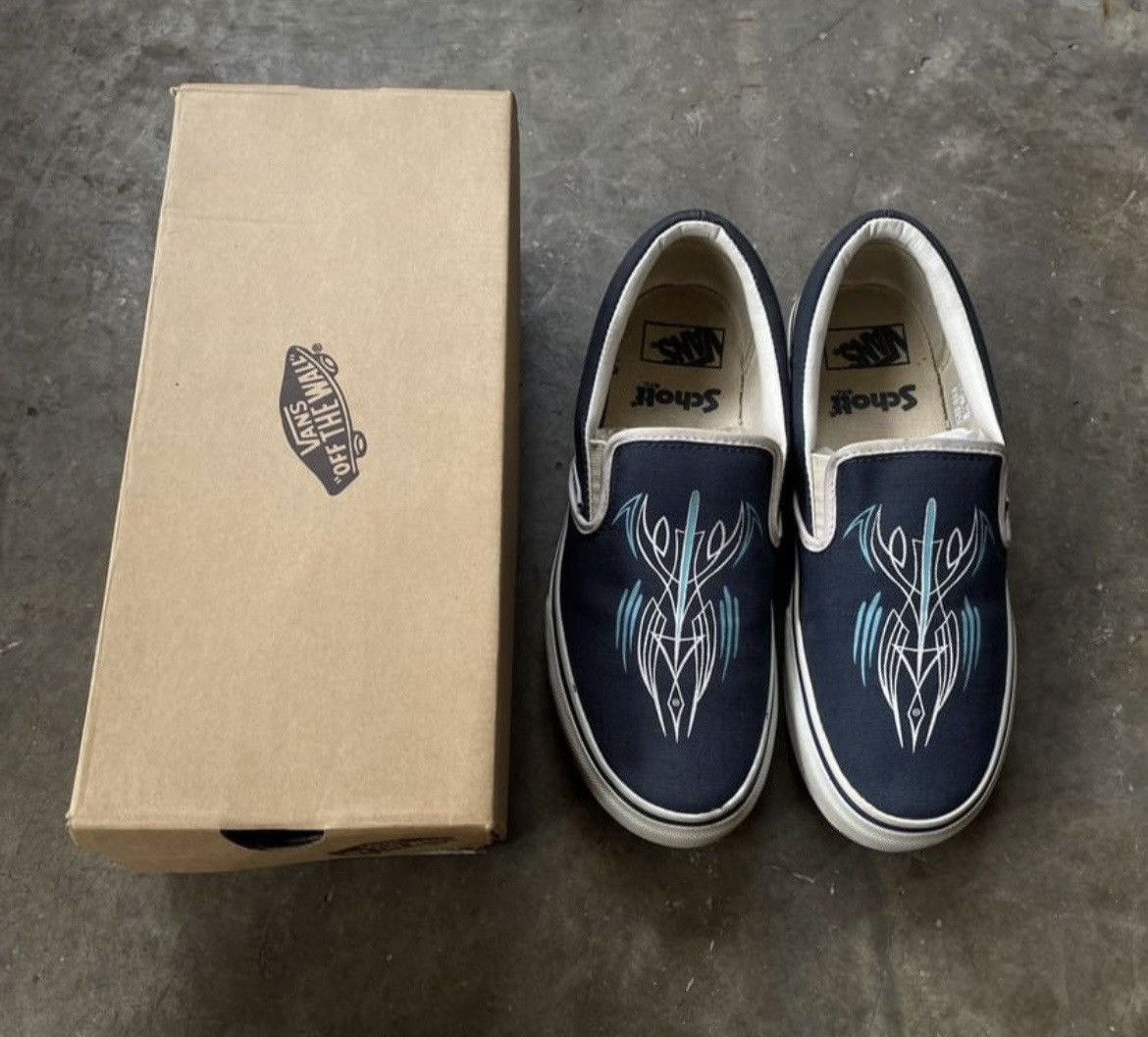Vans Vans x schott nyc slip on shoe Size US 8 / EU 41 - 1 Thumbnail