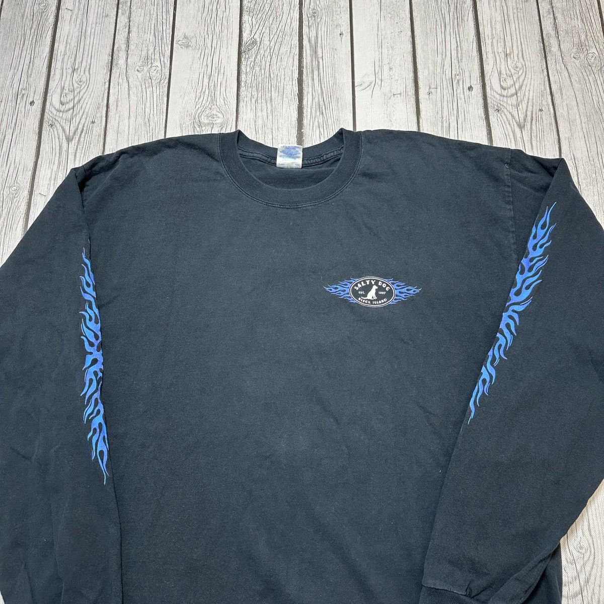 Vintage Vintage Salty Dog long sleeve tee Size US XL / EU 56 / 4 - 4 Thumbnail