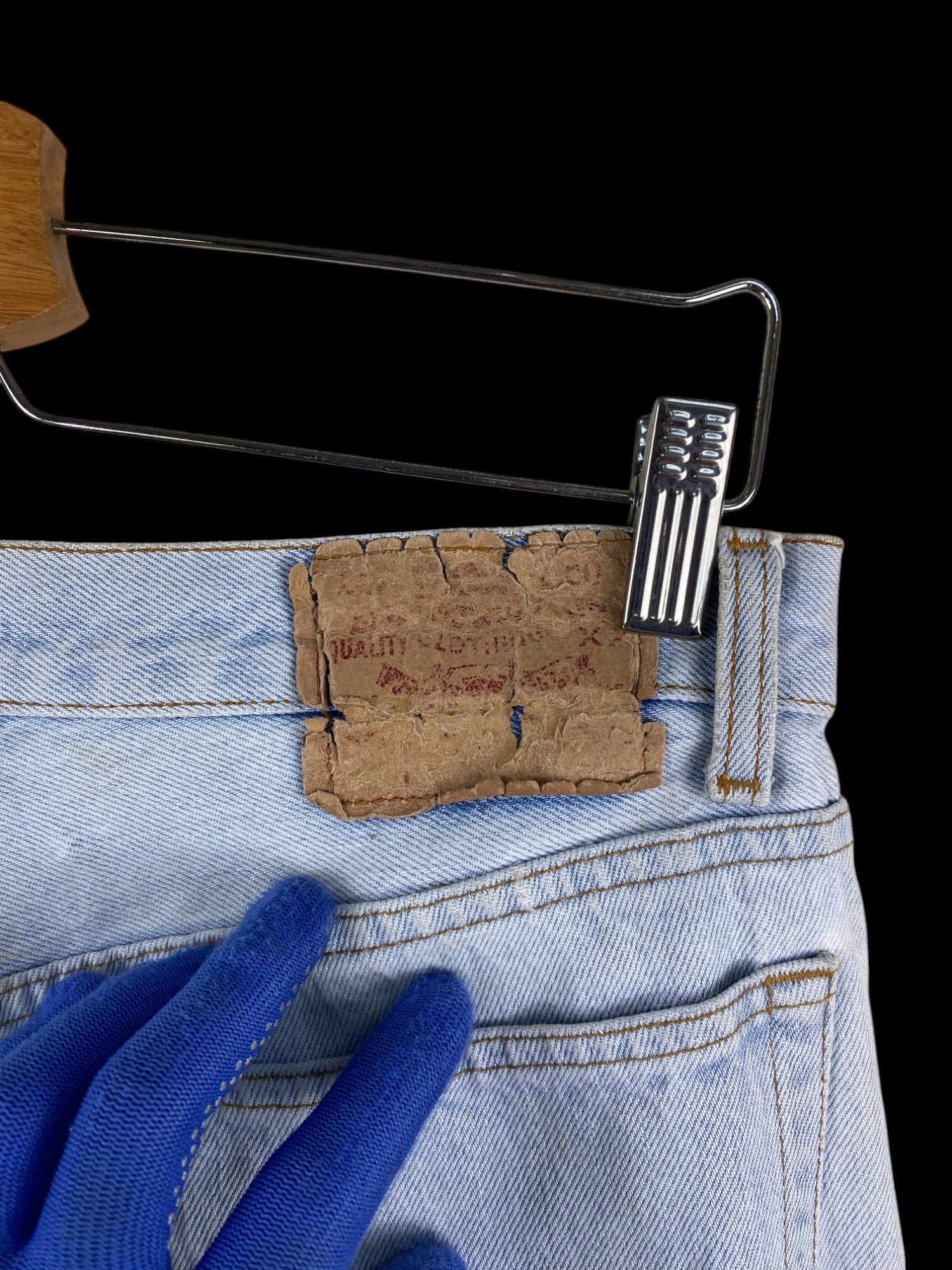 Levi's Vintage Clothing × Vintage W30x30 VINTAGE LEVIS 501 90s STONEWASH DIRTY button 555 Size US 30 / EU 46 - 10 Thumbnail