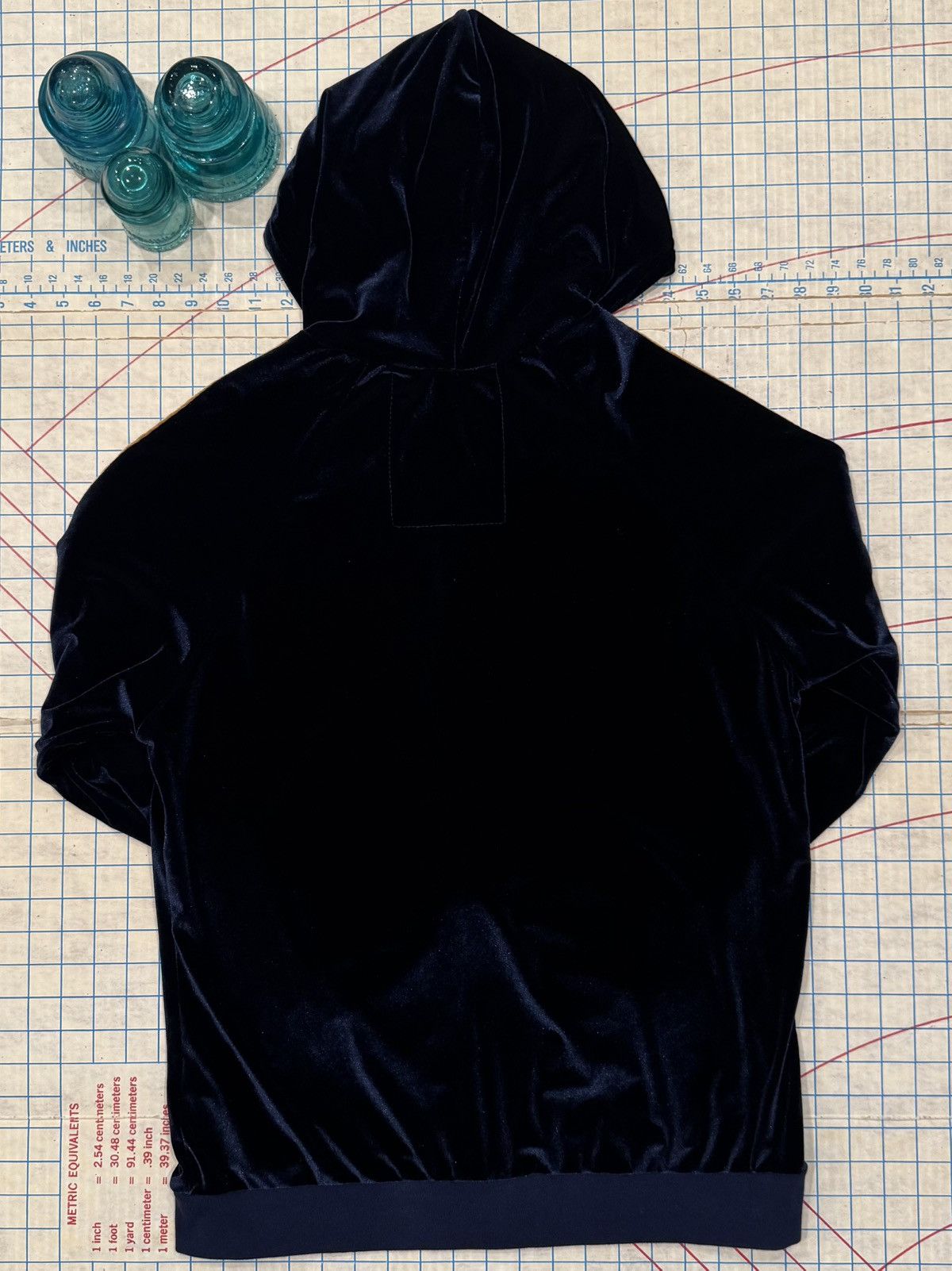 Aviator Nation Aviator Nation Blue Velvet Collection Velour Full Zip Hoodie Size XL / US 12-14 / IT 48-50 - 12 Thumbnail