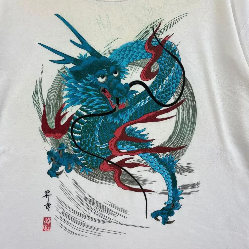 Japanese Brand Vintage 90's JAPANESE TRADITIONAL Dragon Mystical Creature Size US L / EU 52-54 / 3 - 2 Thumbnail