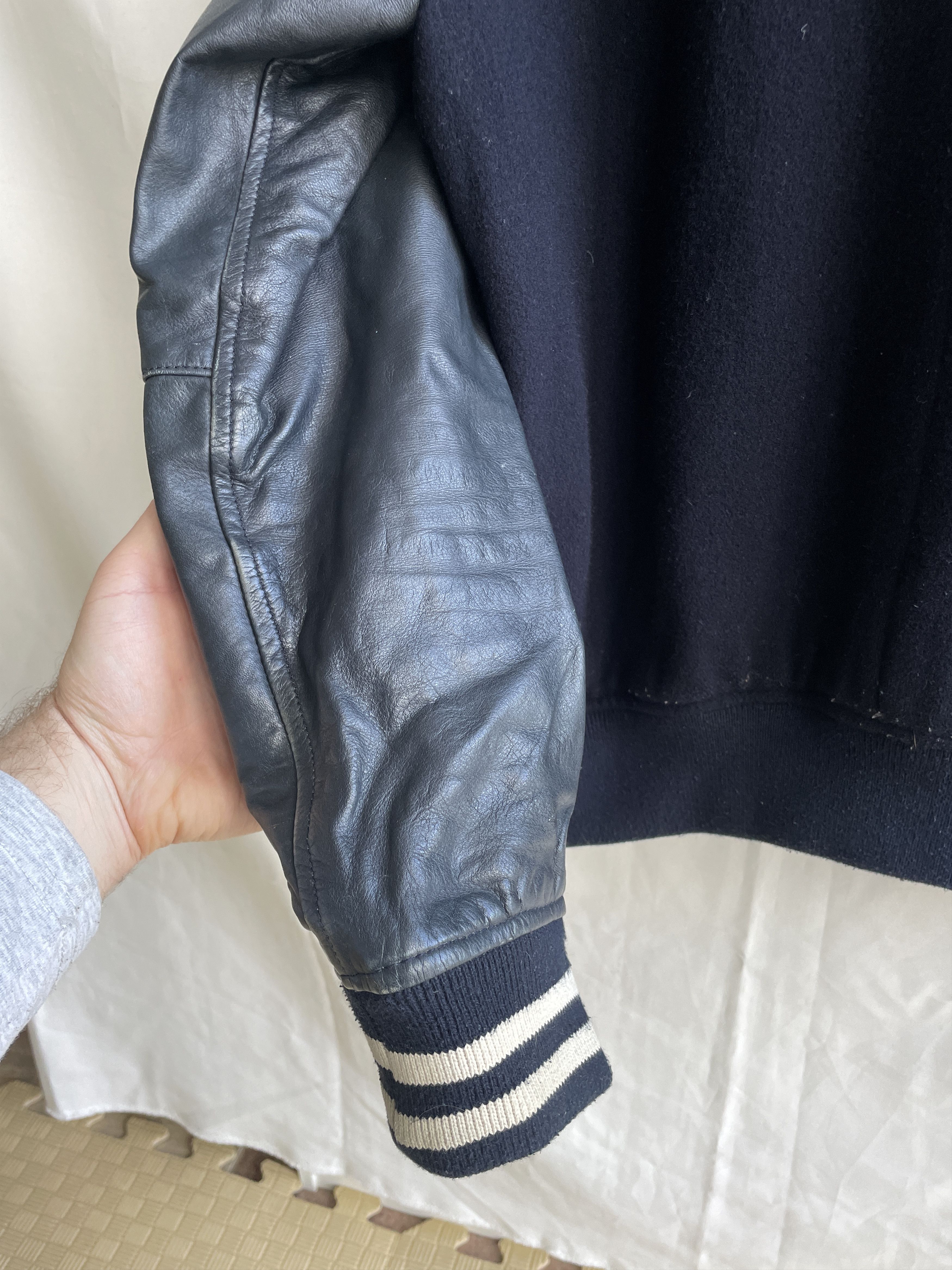 McGregor McGregor Trainer Beamen Wool Leather Varsity Bomber Jacket Size US M / EU 48-50 / 2 - 10 Thumbnail