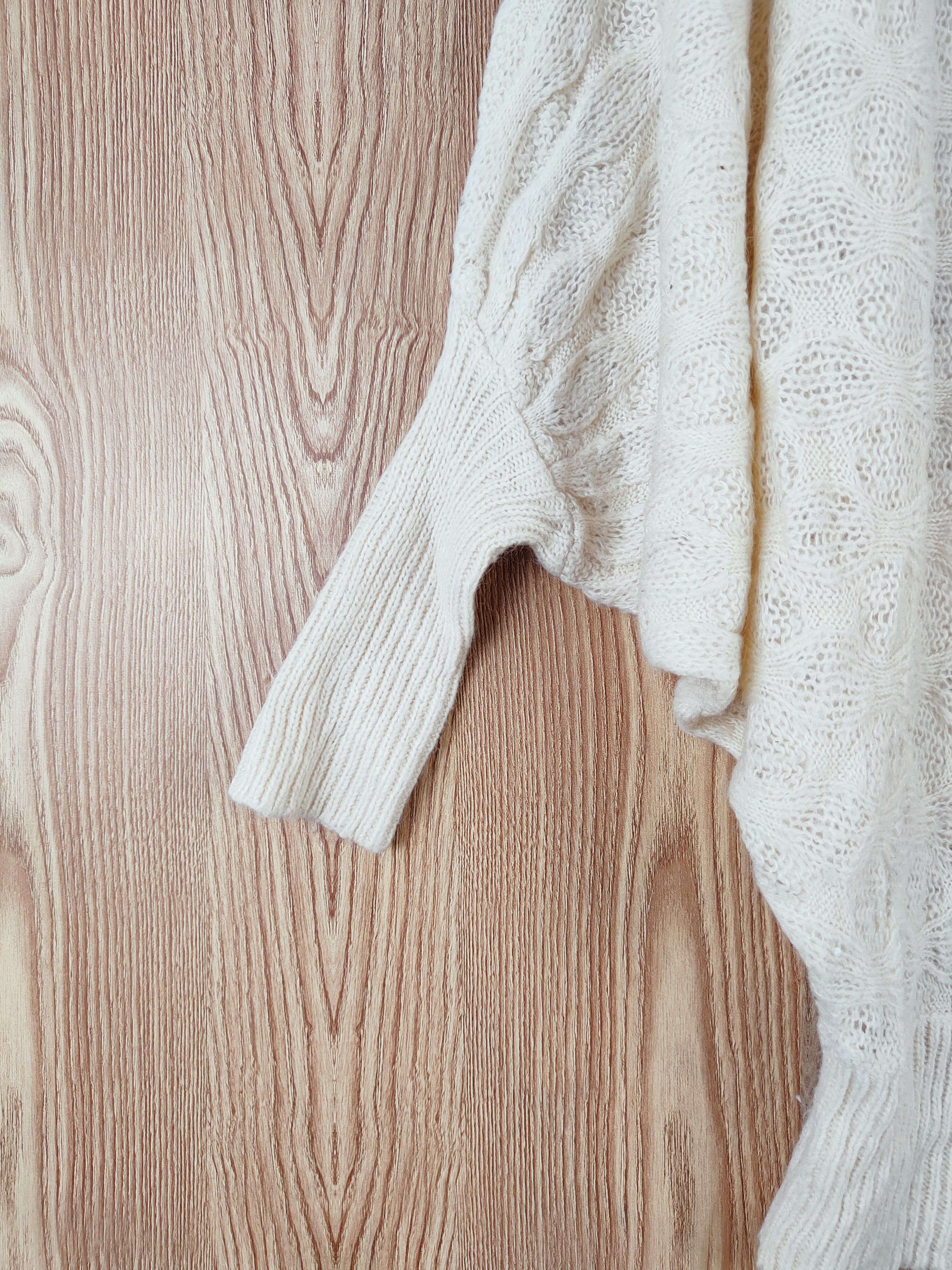 Designer × Homespun Knitwear × Japanese Brand Cecil McBee Cream Knitwear Sweatshirts #W139 Size M / US 6-8 / IT 42-44 - 4 Thumbnail