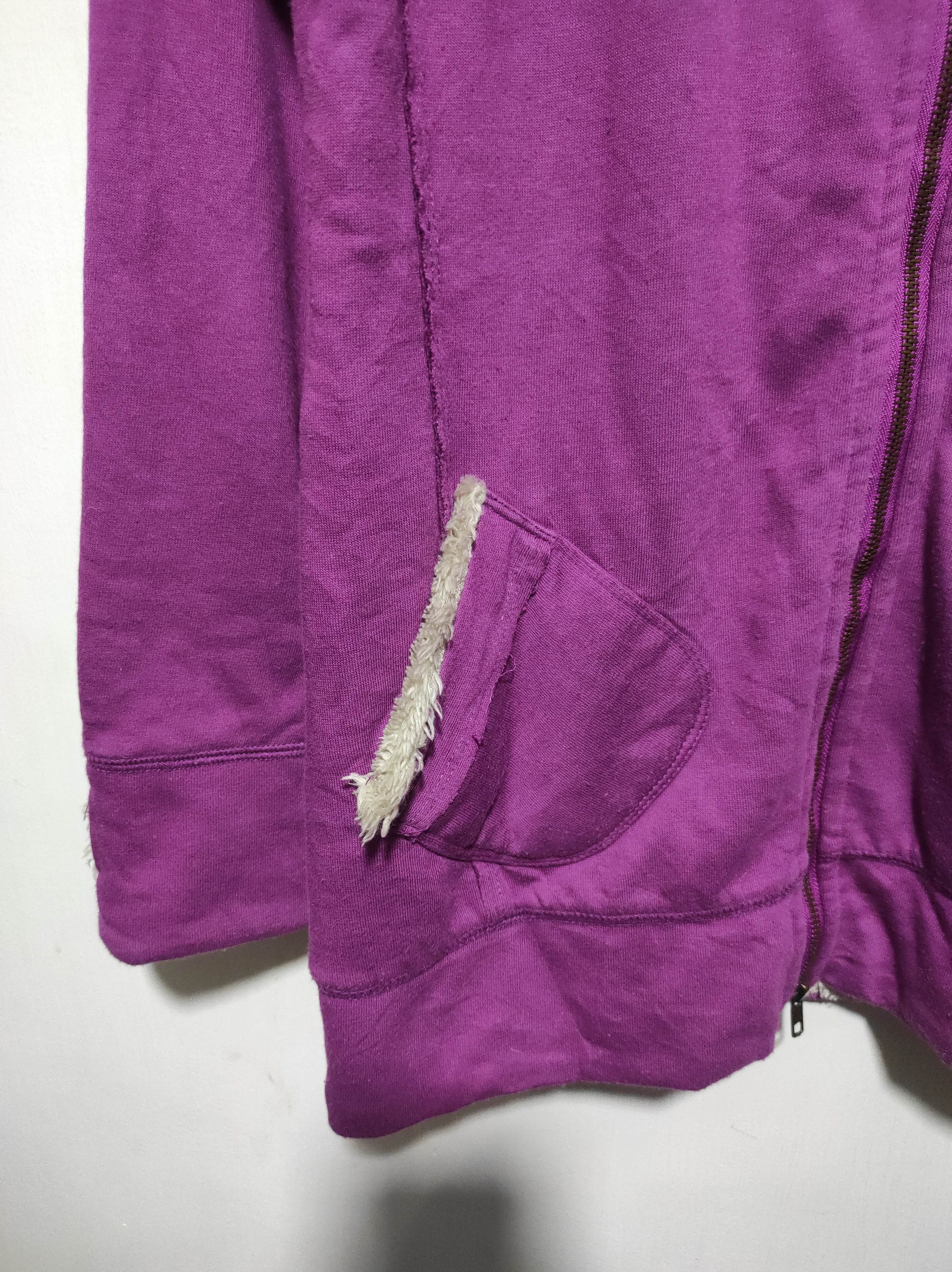 Japanese Brand Purple Sherpa Double Zipper Fur Hoodie lgb style Size M / US 6-8 / IT 42-44 - 5 Thumbnail