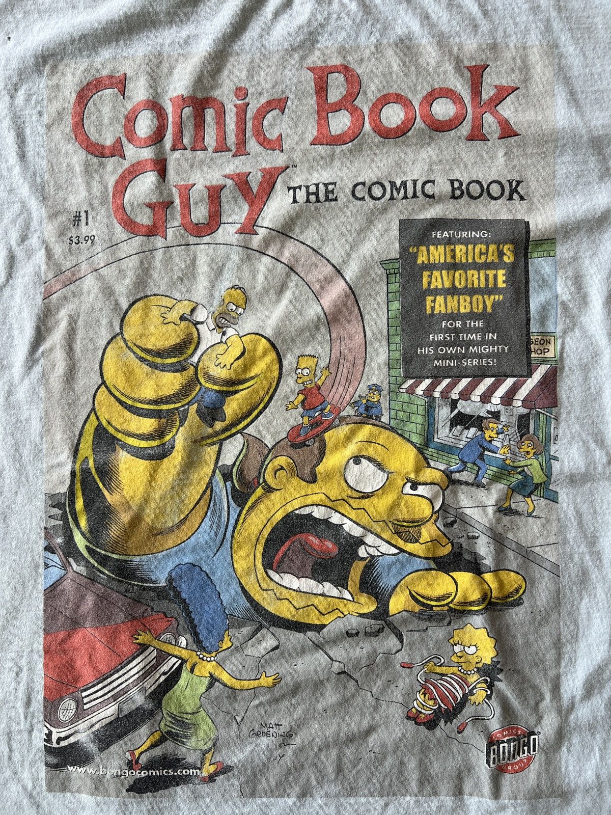 The Simpsons Simpsons Comic Book Guy 2010 Issue #1 Bart Homer Lisa Marge Size US XL / EU 56 / 4 - 2 Thumbnail