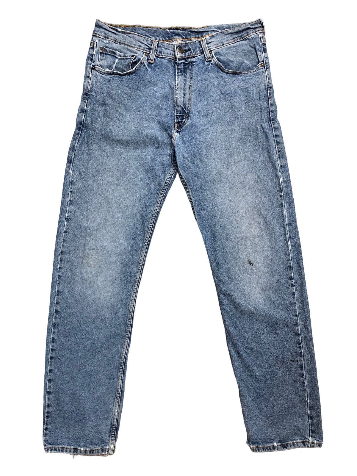 image of Distressed Denim x Levis Vintage Levi's 505 Distressed Jeans in Blue, Men's (Size 36)