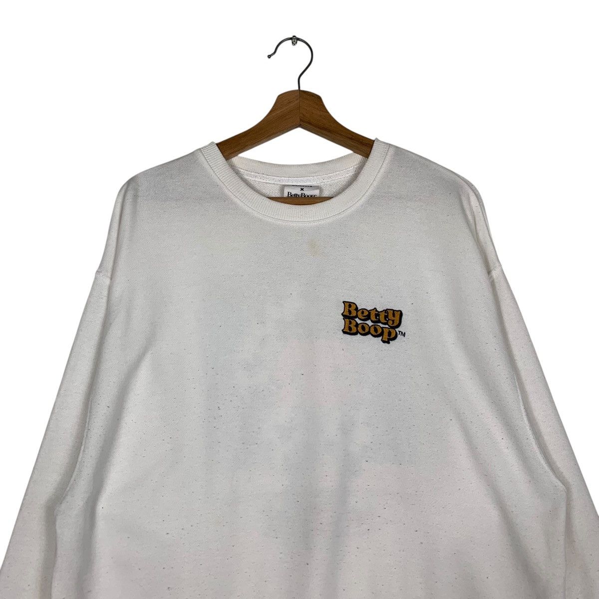 Japanese Brand BETTY BOOP X DENIFITS Graphics Printed Sweatshirt #1515-C68 Size US L / EU 52-54 / 3 - 4 Thumbnail
